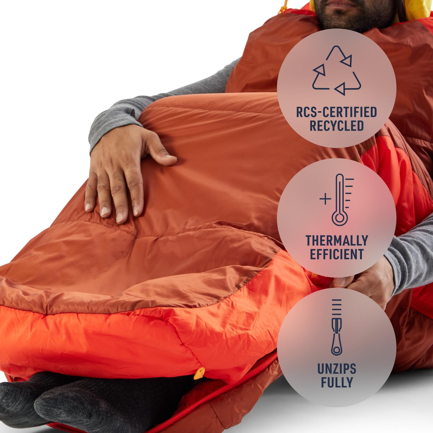 Sea to Summit Hamelin Synthetic Sleeping Bag, 30-Degree, Long