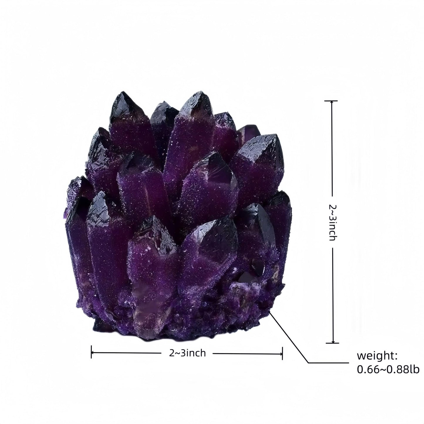 DUKIZA Large Amethyst Crystal Cluster，Real Crystals ，raw Crystal Cluster， Amethyst Stone ，Large Crystals Cluster for Home Decor