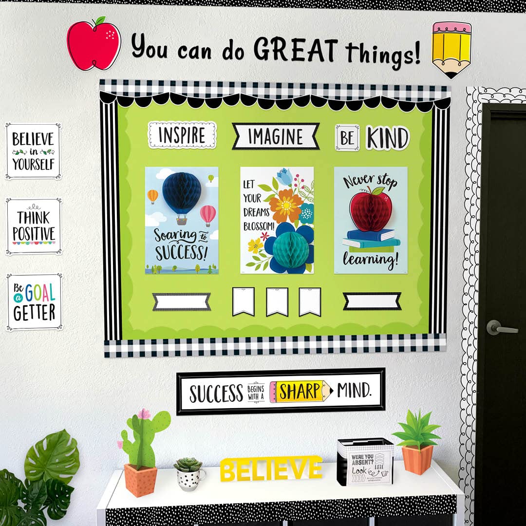 CTP Seasonal Accents 10" Cut-Outs Learning Décor Accents for Classroom (Creative Teaching Press 10816)