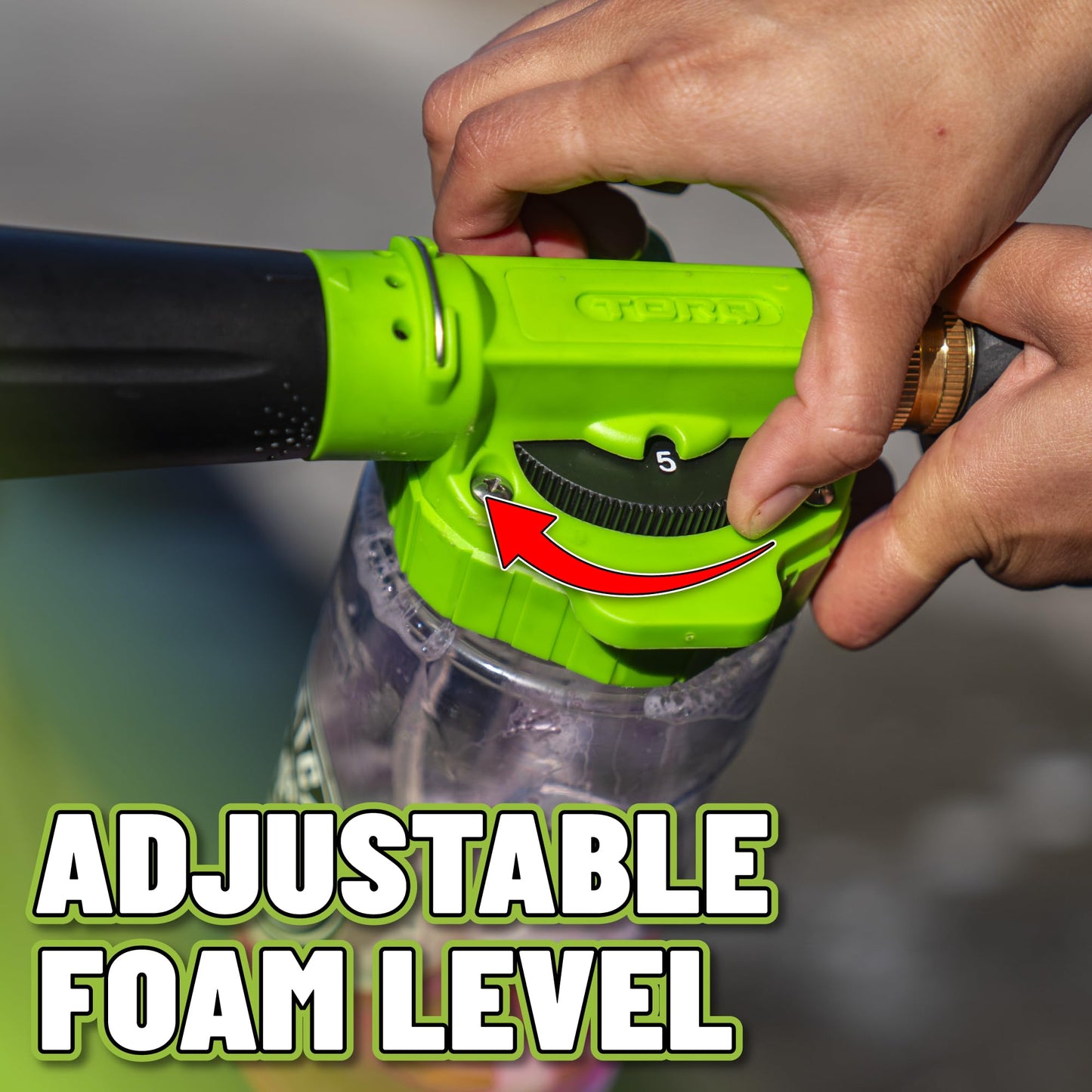Chemical Guys Foam Blaster 6 Car Wash Gun, Chemical Guys Foam Gun, and Chenille Scratch-Free Microfiber Wash Mitt - Connects to Any Garden Hose for Thick Suds - Safe for Cars, Trucks, SUVs - 2 Items