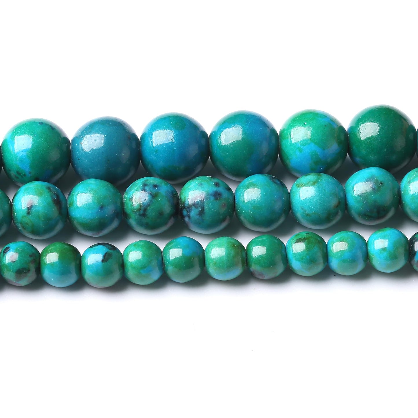 10MM Phoenix Stone Beads Round Loose Beads Natural Gem Beads Crystal Energy Stone Beads for Jewelry Making DIY Bracelet Necklace