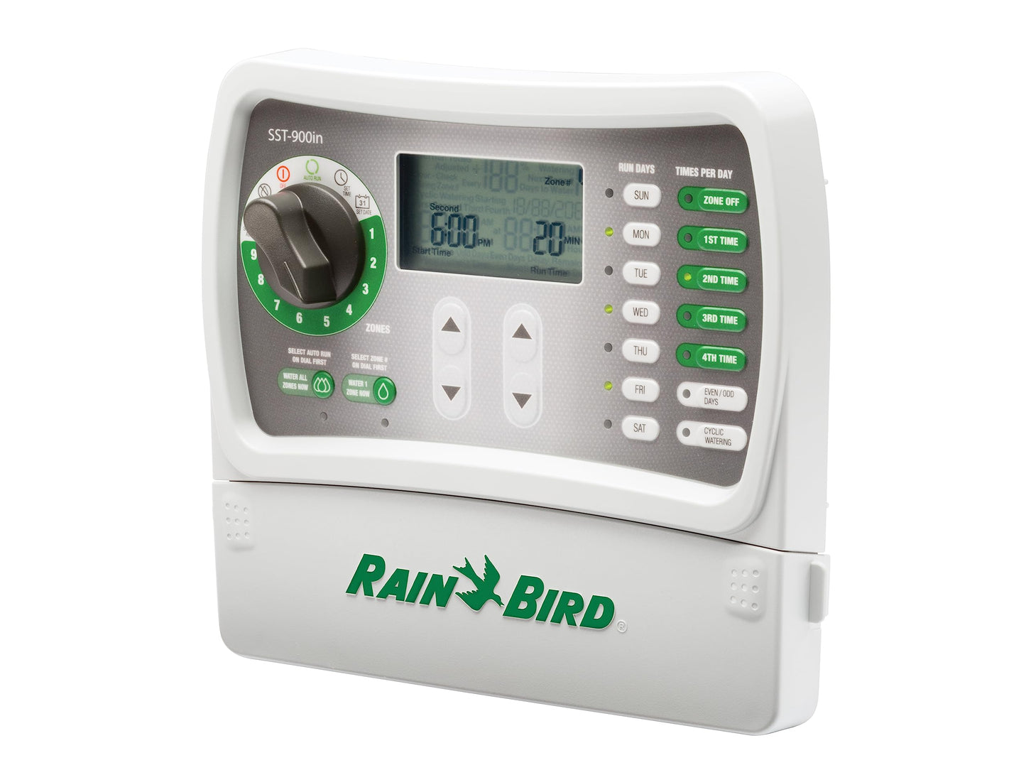 Rain Bird SST900IN Simple-to-Set Indoor Sprinkler/Irrigation System Timer/Controller, 9-Zone/Station (This New/Improved Model Replaces SST900I)