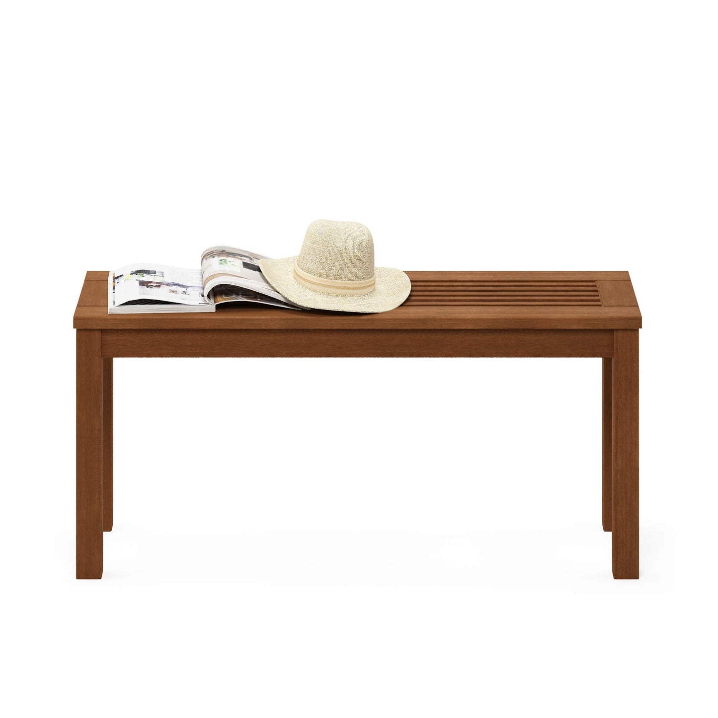 Furinno FG181110-C Tioman Outdoor Backless Bench, Natural,1-Pack