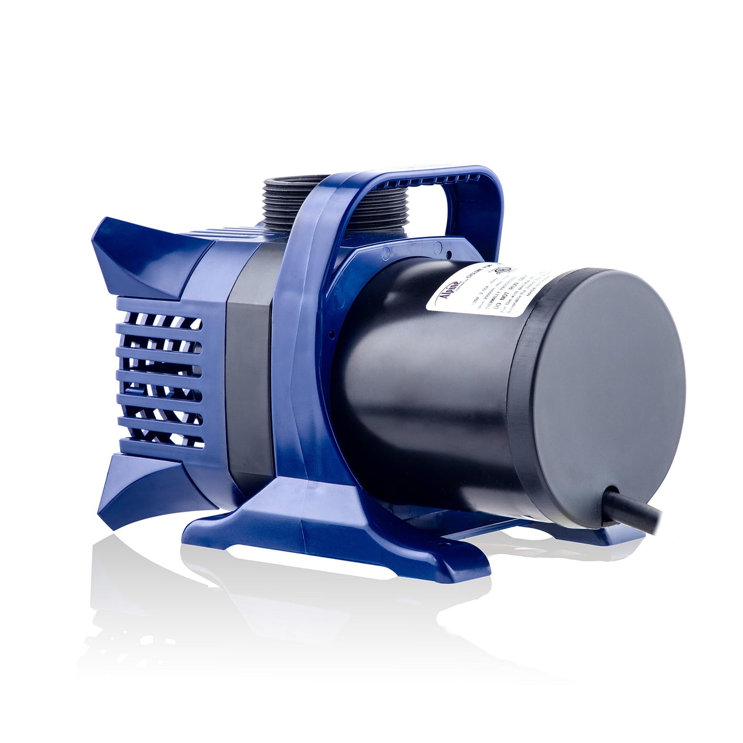 Alpine Corporation 4000 GPH Submersible Pump with 33 Ft Cord for Ponds, Fountains, Waterfalls, and Outdoor Water Features, 306W Quiet Motor, 21 Ft Lift, Multi-Angle Flow, Blue