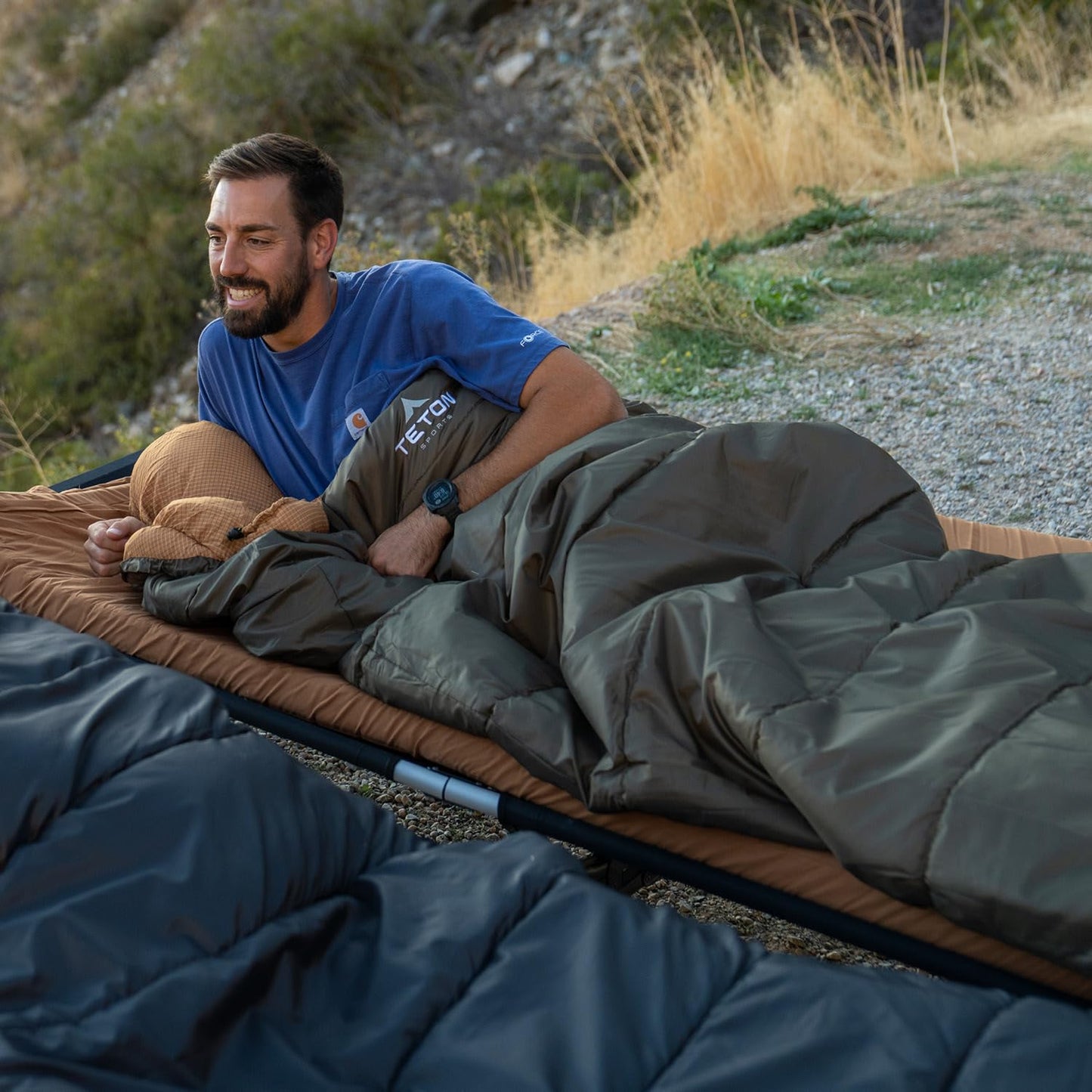 Teton Celsius Regular, 0 Degree Sleeping Bag, All Weather Bag for Adults and Kids Camping Made Easy and Warm Compression Sack Included