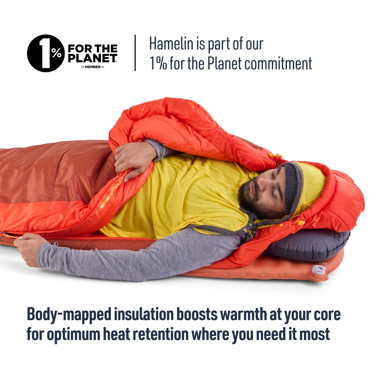 Sea to Summit Hamelin Synthetic Sleeping Bag, 15-Degree, Regular