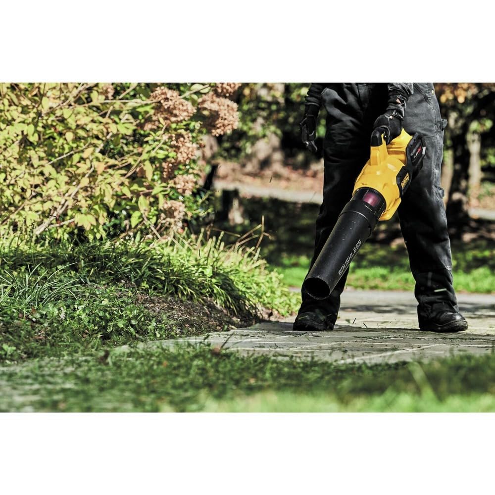 DEWALT 60V MAX* FLEXVOLT Leaf Blower, Cordless, Handheld, 125-MPH, 600-CFM, Tool Only (DCBL772B)