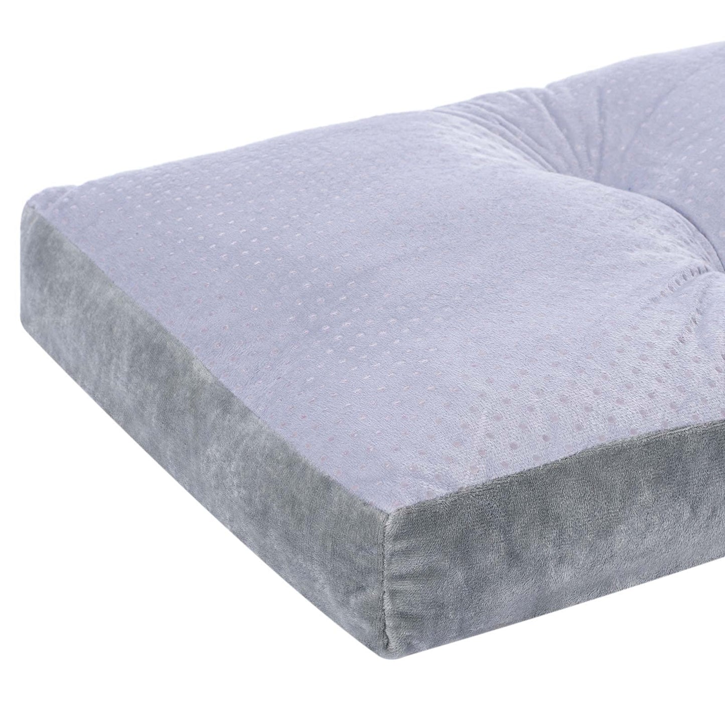 JAMPAYANG Bench Cushion, Non-Slip Tufted Bench Cushions for Swing, Shoe Storage, Window Seat (36"x14", Grey)