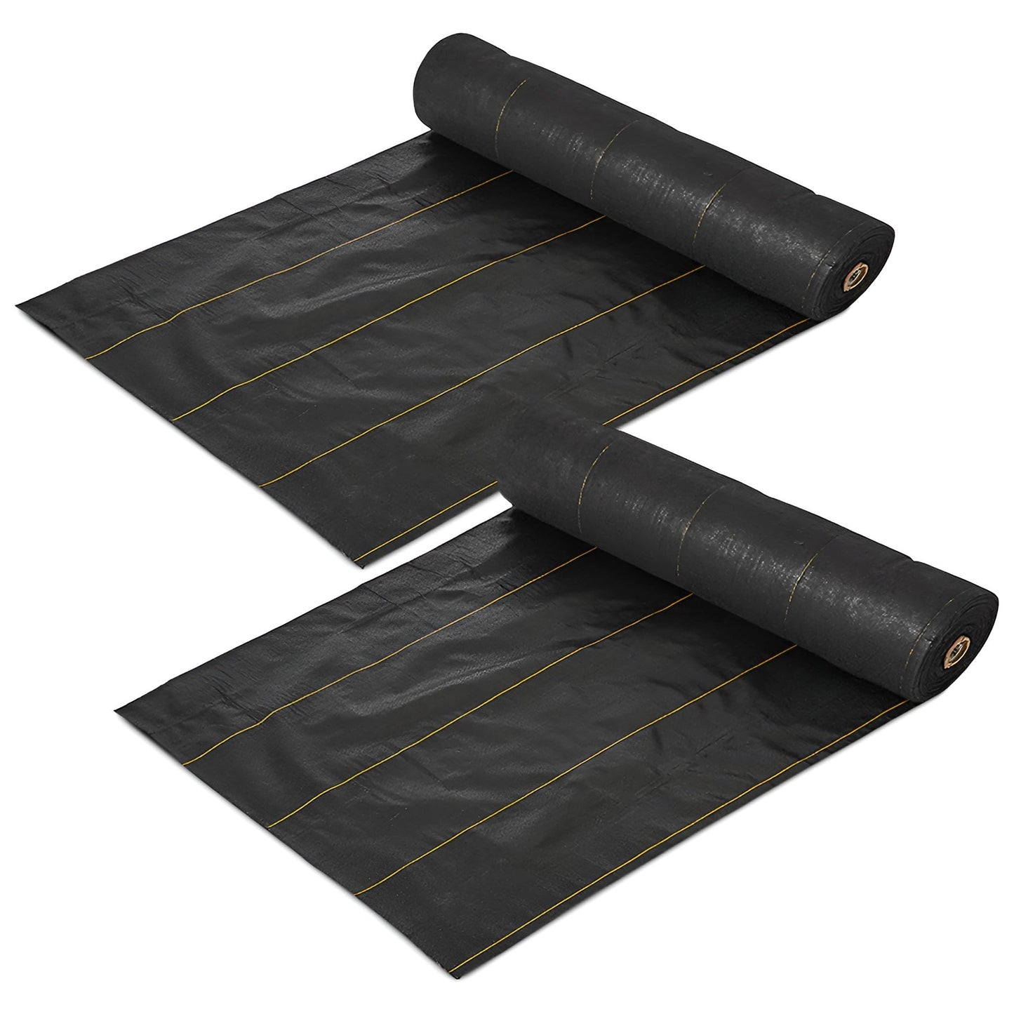 Dewitt 2-Pack Pro-5 Weed Barrier Fabric 5 oz, 6 x 250 Feet – Heavy-Duty Woven Landscape Ground Cover Mat for Raised Garden Bed, Greenhouse Gardening, Outdoor Landscaping, and Commercial Planting