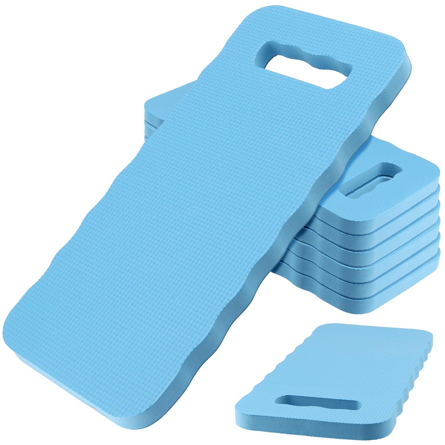 MAHIONG 6 Pack Garden Kneeling Pads, 20mm Thick Foam Knee Pad, Kneeler Mat for Long Gardening Hours, Yoga, Prayer and Exercise 16 x 7 x 0.8 Inch, Blue