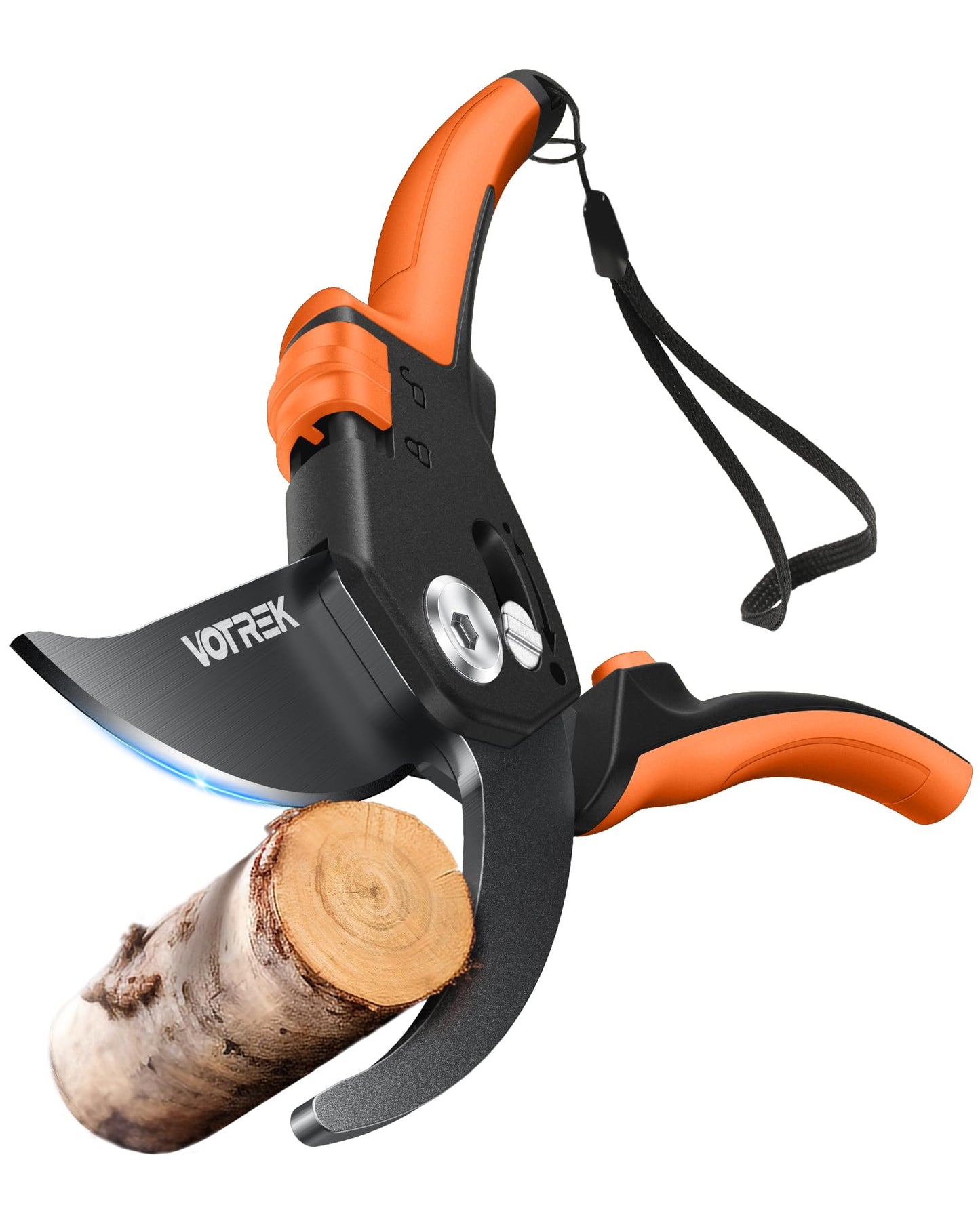 VOTREK® Pruning Shears, [Patented Stepless Handle Opening] - Garden Clippers with Ultra-Sharp SK5 Steel for Weak Hand, Bonsai Scissor Universal Fit for All Hand Sizes, Effortlessly Cut 1-Inch Branches