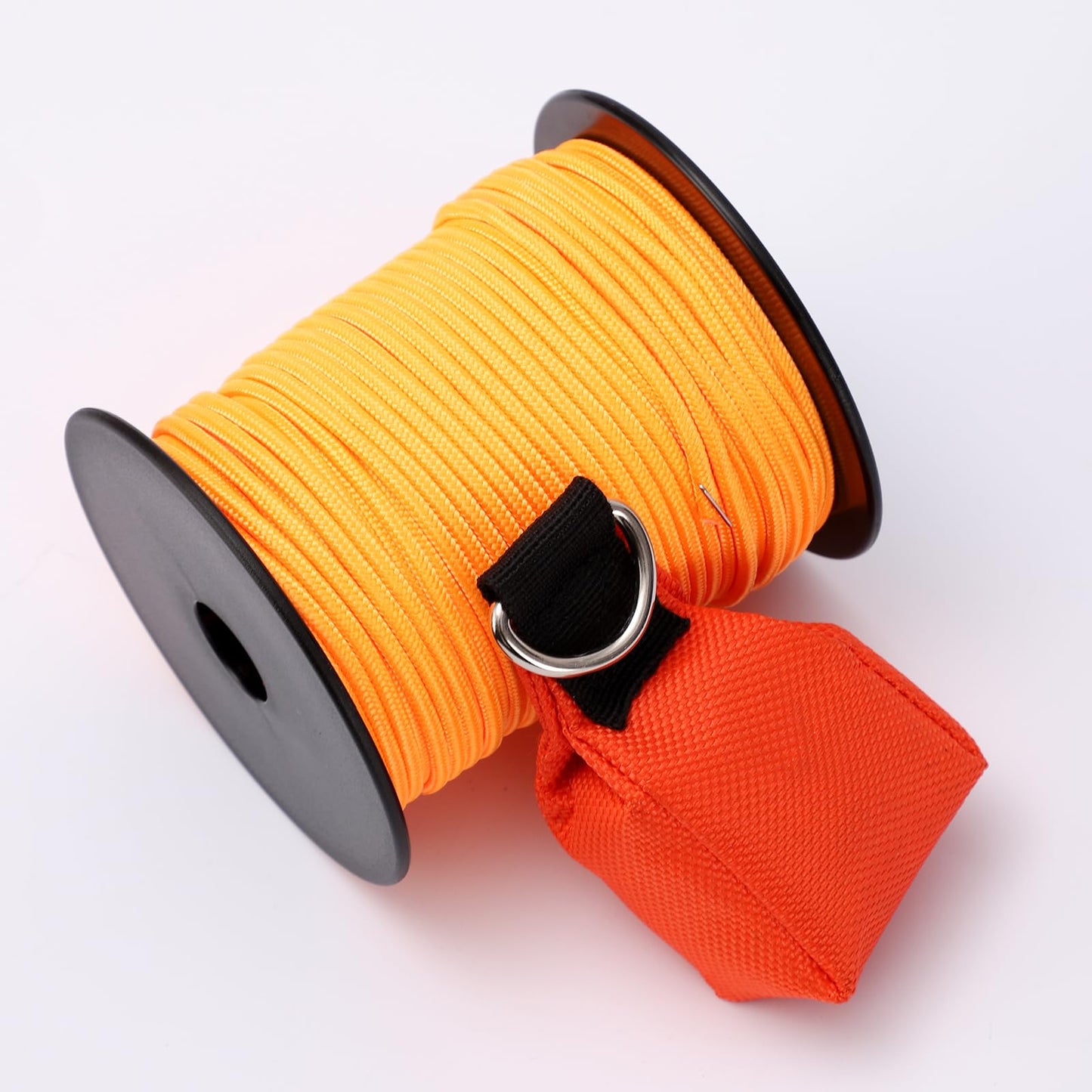 SENSILIN Arborist Throw Line Kit, Arborist Throw Weight and Line Kit, 164’ Ultra Slick Polyester Rope and 14Oz Throw Bag, Arborist Equipment Suitable for High Limb Throwing