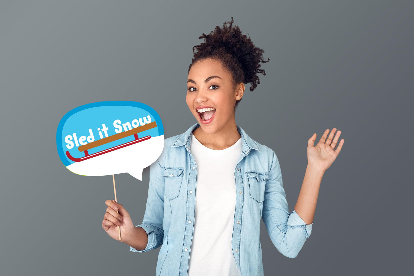 Winter Party Photo Booth Props Set – Fun Snow-Themed Decorations for Holiday Events, Birthdays, and Winter Celebrations (12)