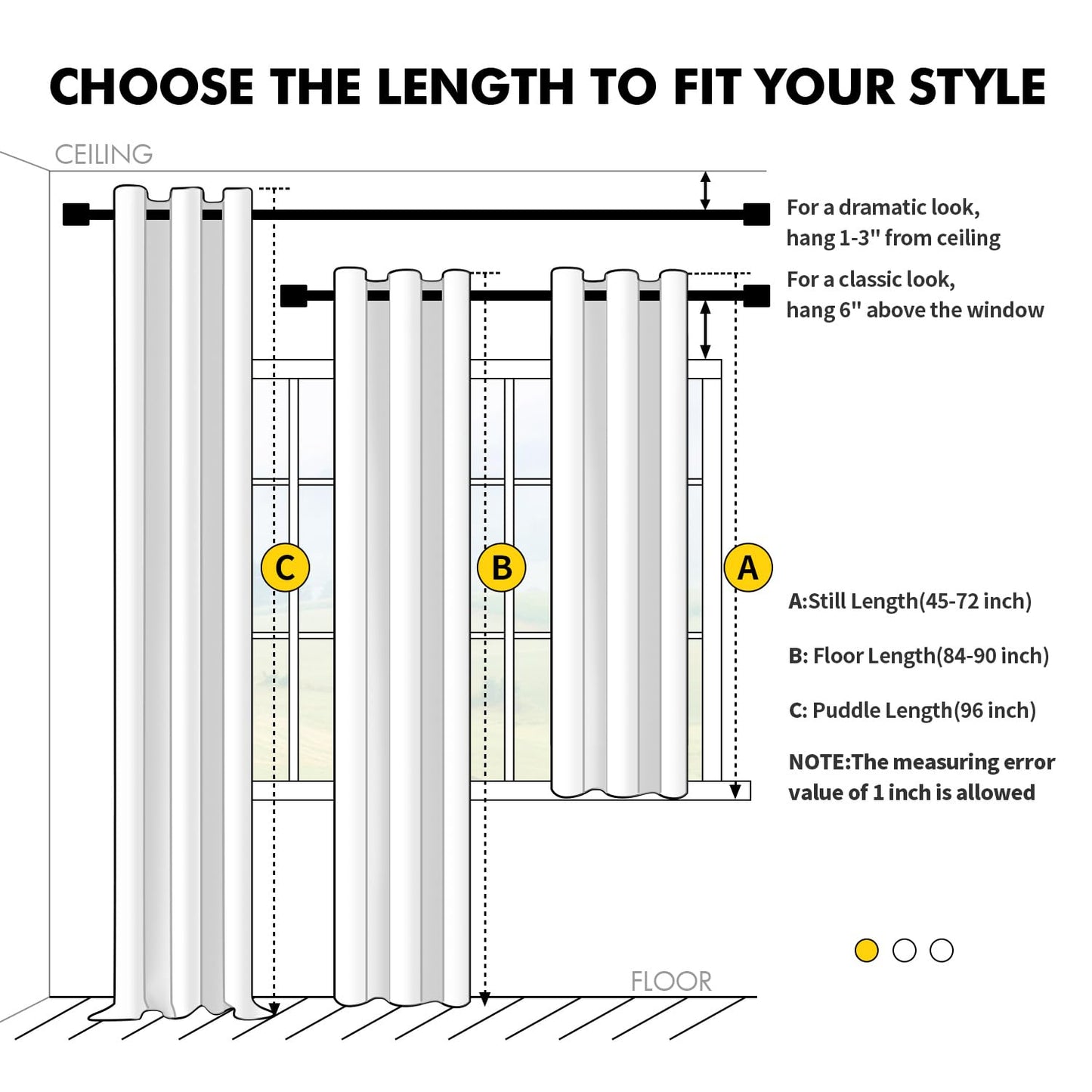 MIULEE Black Blackout Curtains for Bedroom Living Room 84 Inches Long 2 Panels, Thermal Insulated Room Darkening Drapes Solid Grommet Top Noise Reduction Light Blocking Halloween Window Treatments