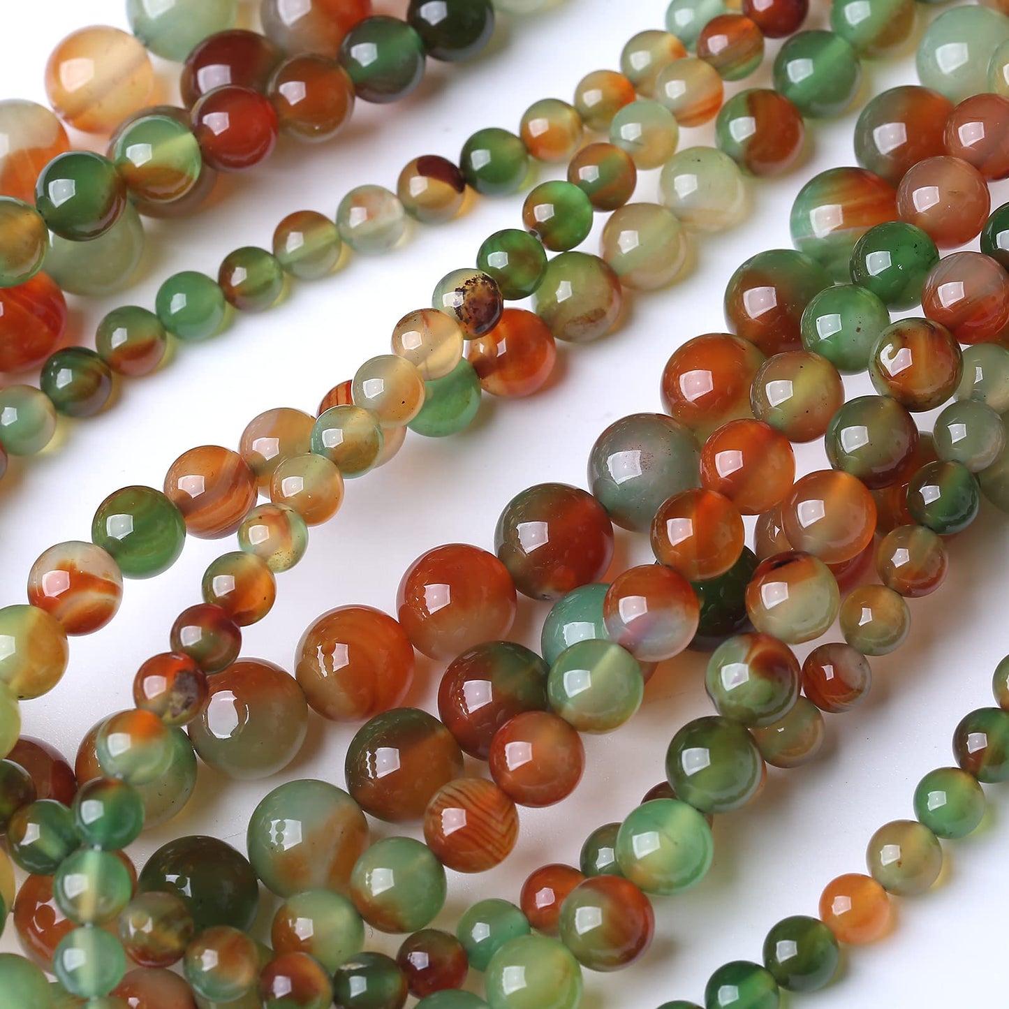 90PCS 4MM Natural Peacock Agate Stone Beads Energy Healing Beads for DIY Jewelry Bracelet Necklace Making for Jewelry Making15
