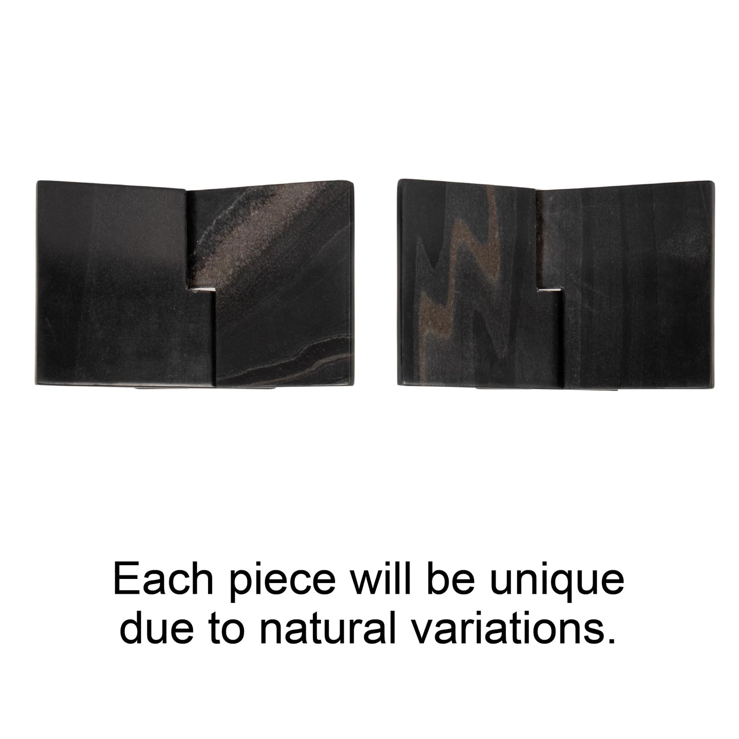 Bloomingville Decorative Marble Book Holder, Ebony