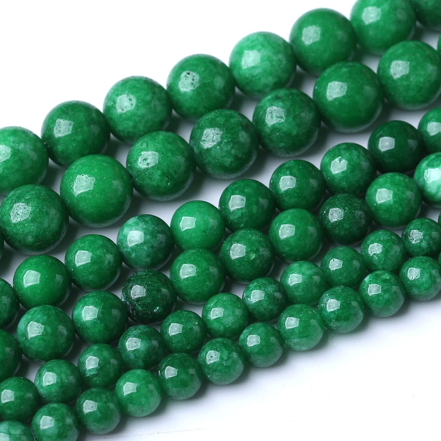 60PCS 6MM Natural Dry Green Jasper Stone Beads Energy Healing Beads for DIY Jewelry Bracelet Necklace Making for Jewelry Making15Inch