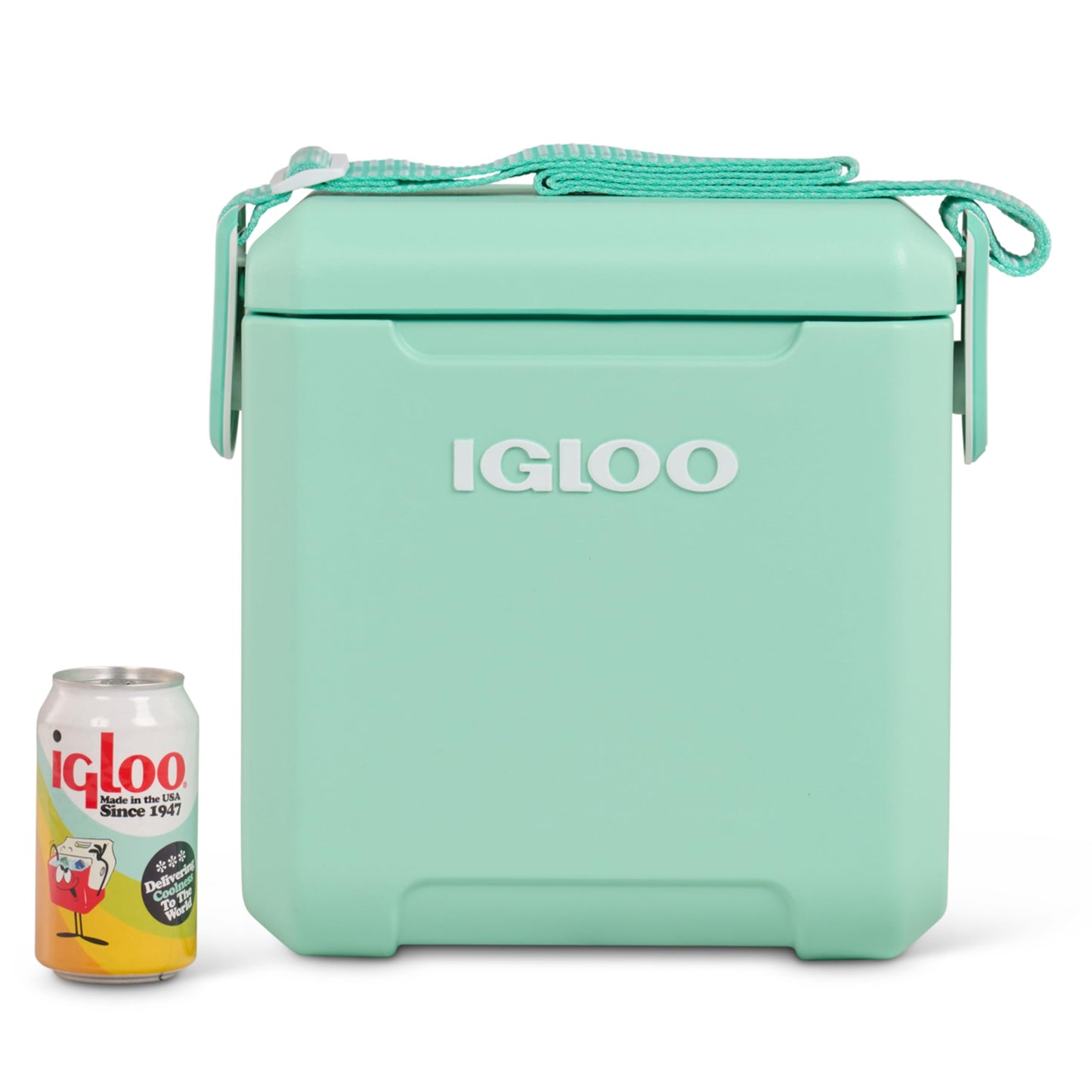 Igloo Seafoam 11 Qt Tag-Along Too Strapped Picnic Style Cooler