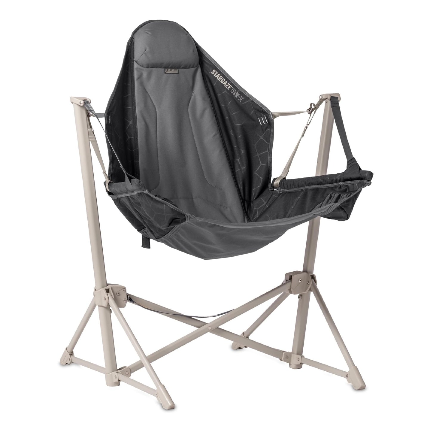 Nemo Equipment Stargaze EVO-X Folding Reclining Camp Chair - Goodnight Black - One Size