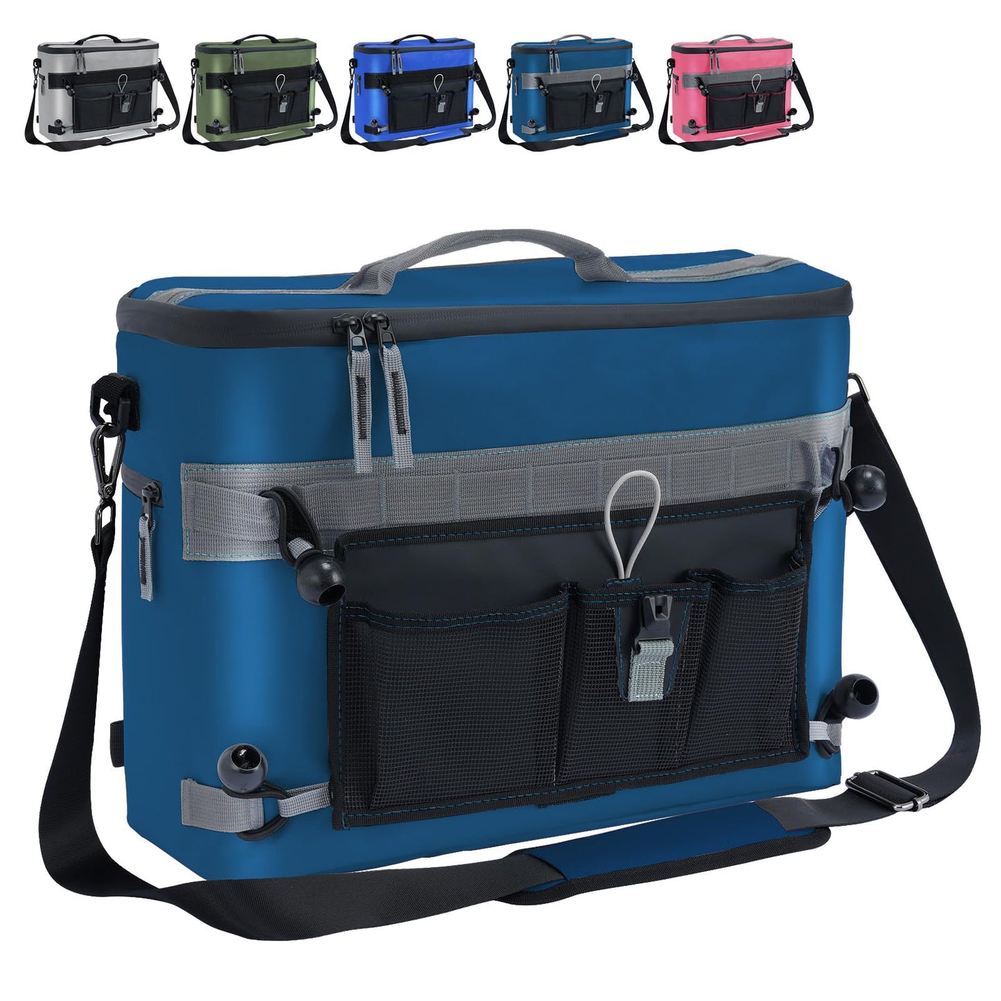 Dreizack Kayak Cooler Behind Seat for Kayak with Lawn Chair Style Seat Cooler Bag Behind Seat, Splash Seat Ice Chest Cooler Kayak Accessories for Kayaking Camping Travel Beaches