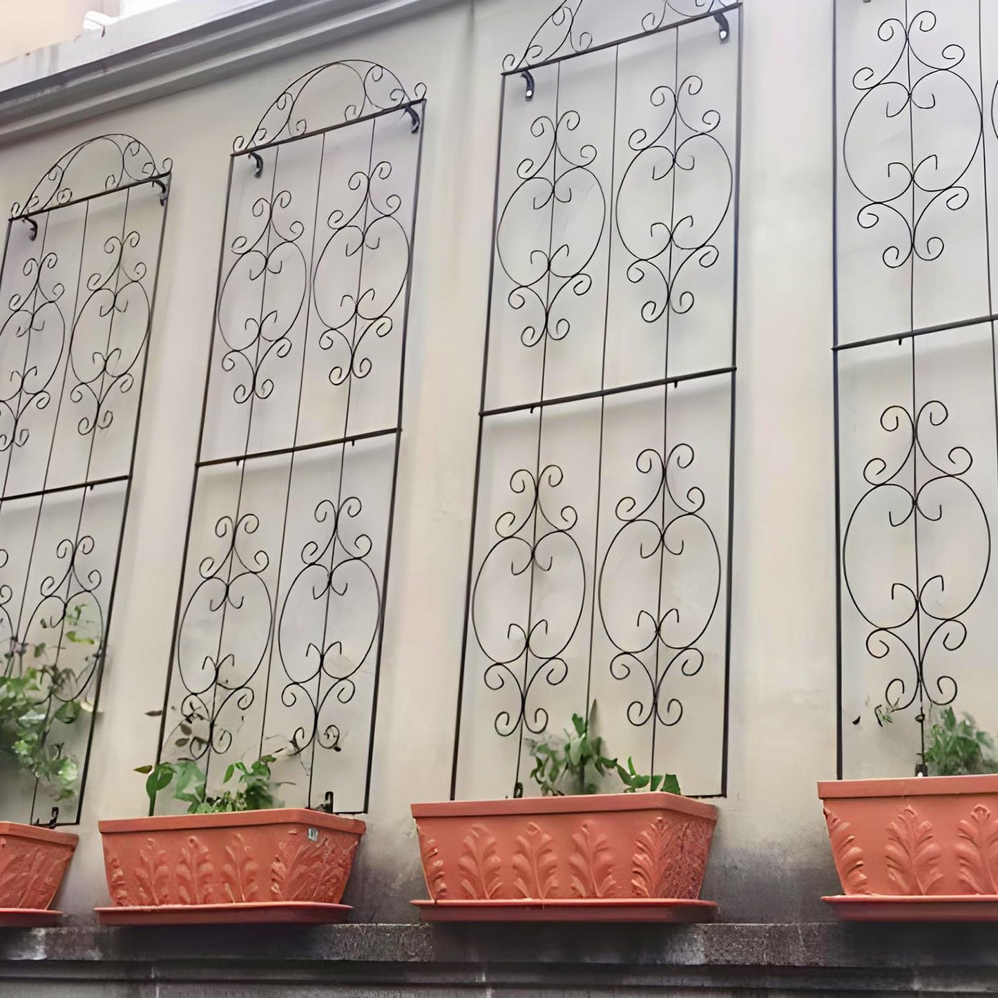 Thealyn Garden Trellis 2 Pack 80 Inch.H x 22 Inch.W Heavy-Duty Climbing Plant Trellis Metal Plant Supports Suitable Supporting Climbing Plants Outdoor, Roses, Vegetables, Vines, Flowers