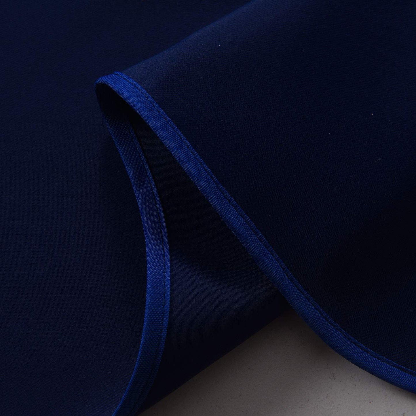 Aquazolax Navy Valances Curtain for Windows, Blackout Extra Long Rod Pocket Valances for Kitchen Bedroom, Small Window Treatment Valances 52inch x 18inch, Single Panel