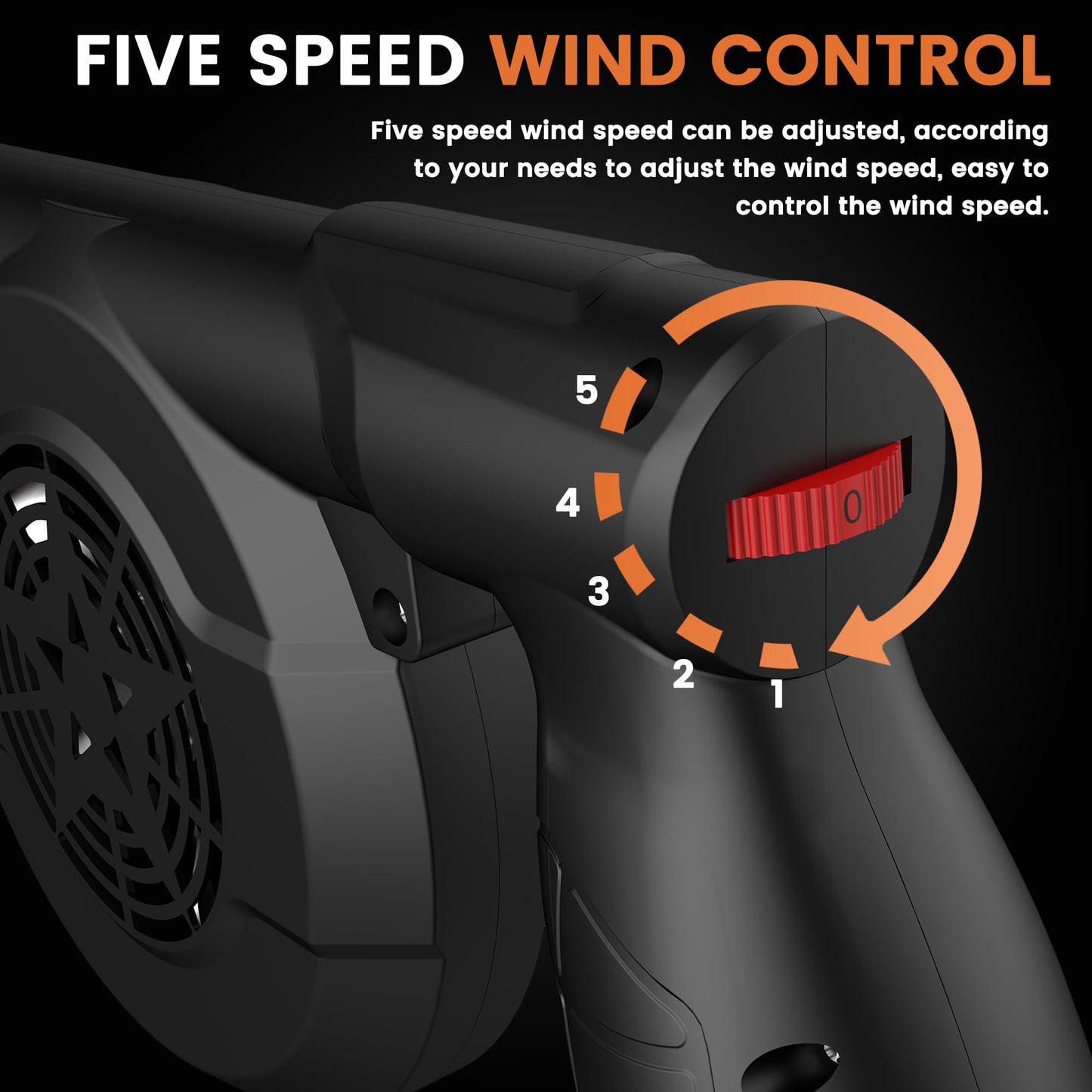 MILBOPAX Wireless Electric Bellows Portable Fireplace Tools Air Blower 12V Fan Bellows Fire Wood Stove Blower Outdoor BBQ Camping Fire Fan