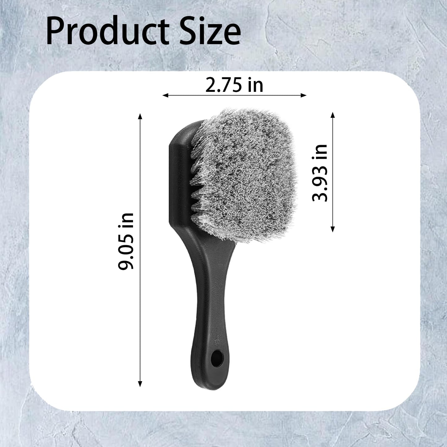 GLDFI 10-Piece Heavy-Duty Scrub Brushes Set with Bird Bath Scrubber and Crevice Tools for Outdoor, Kitchen, Bathroom, Tire & Wheel(Yellow)
