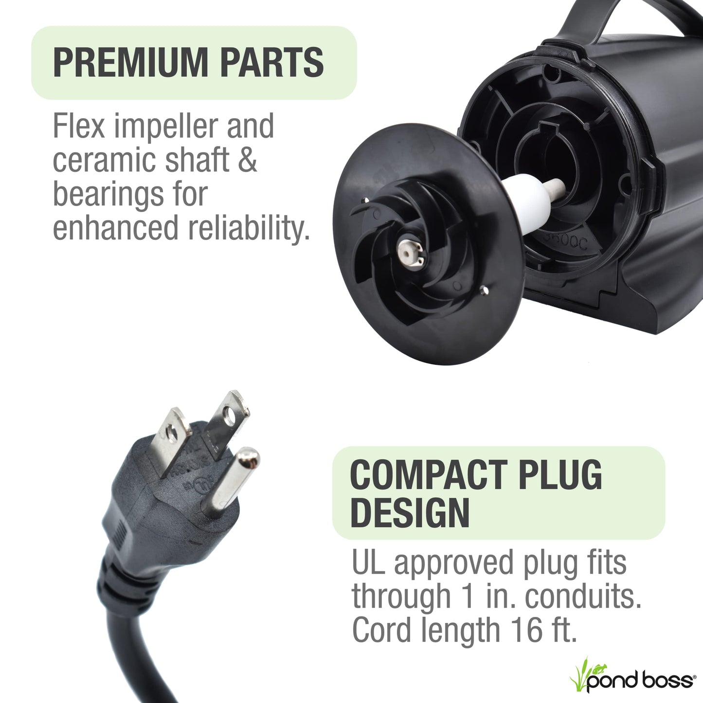 Pond Boss Waterfall Pump, 3600 GPH
