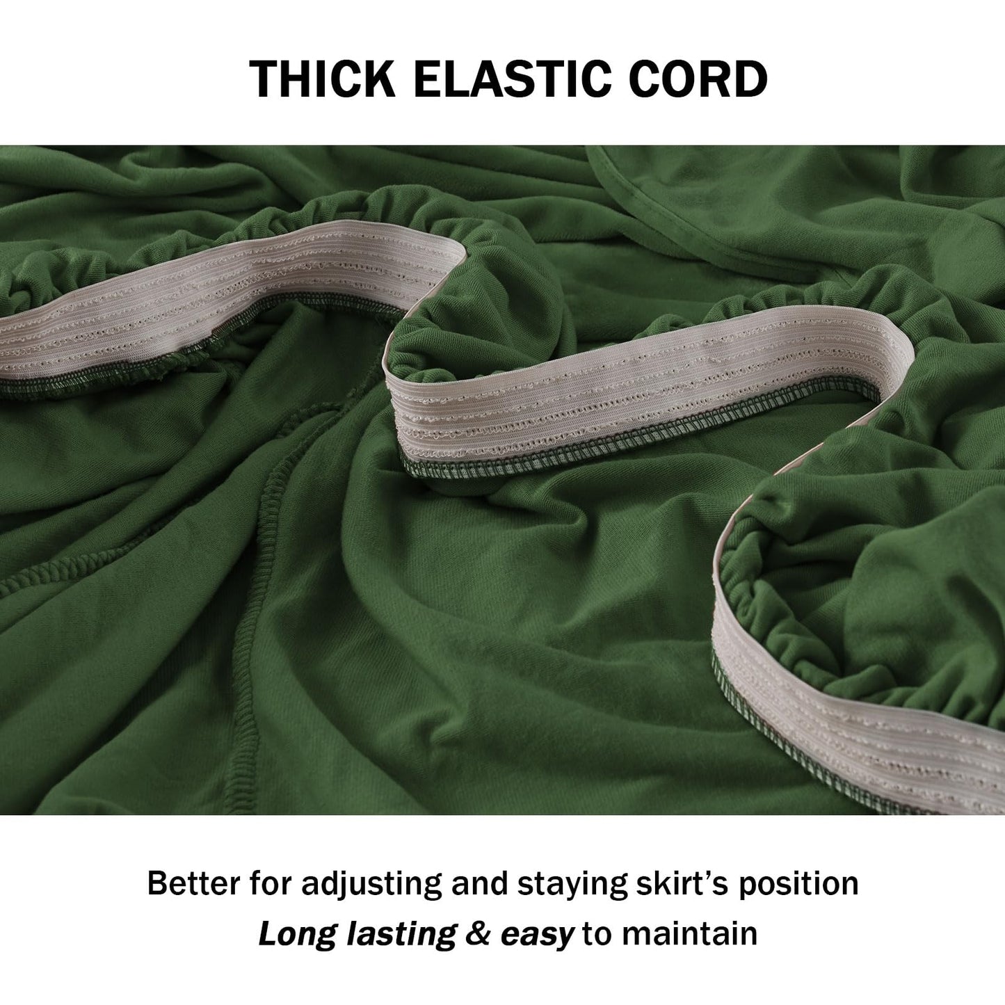 NICEEC Armchair Cover Super Soft 1-Piece Green Armchair Slipcover Stretch Universal Spandex Couch Covers for Living Room Easy Fit Washable Furniture Sofa Protector with Skirt