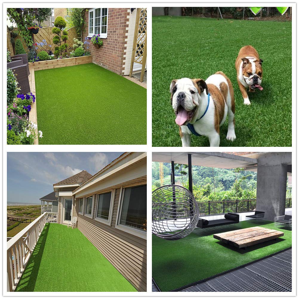 Petgrow Pet Pad Artificial Grass Turf 5.5'x6.5' - Realistic Thick Synthetic Fake Grass Mat for Outdoor Garden Landscape Dog Faux Grass