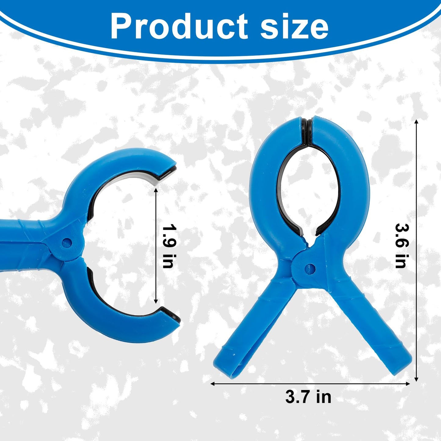 8 Pack Beach Towel Clips, Heavy Duty Windproof Towel Clips for Beach Chairs, Pool Loungers & Cruise Ship Chairs, Oversized Blanket Clothes Pins, 4 Bright Colors