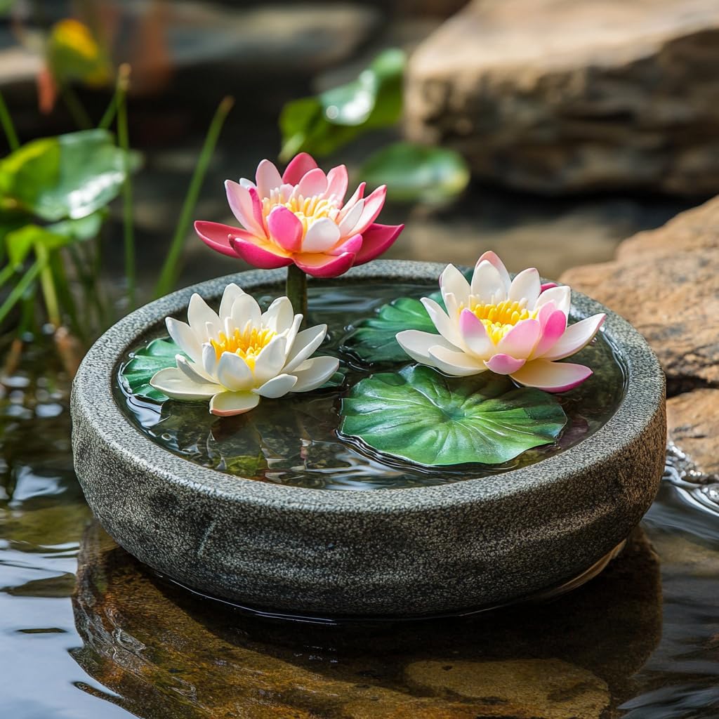 50 Mixed Bowl Lotus Seeds, Bonsai Lotus Seeds for Planting (Nelumbo), Aquatic Flowering Plant for Ponds, Water Gardens & Indoor Containers
