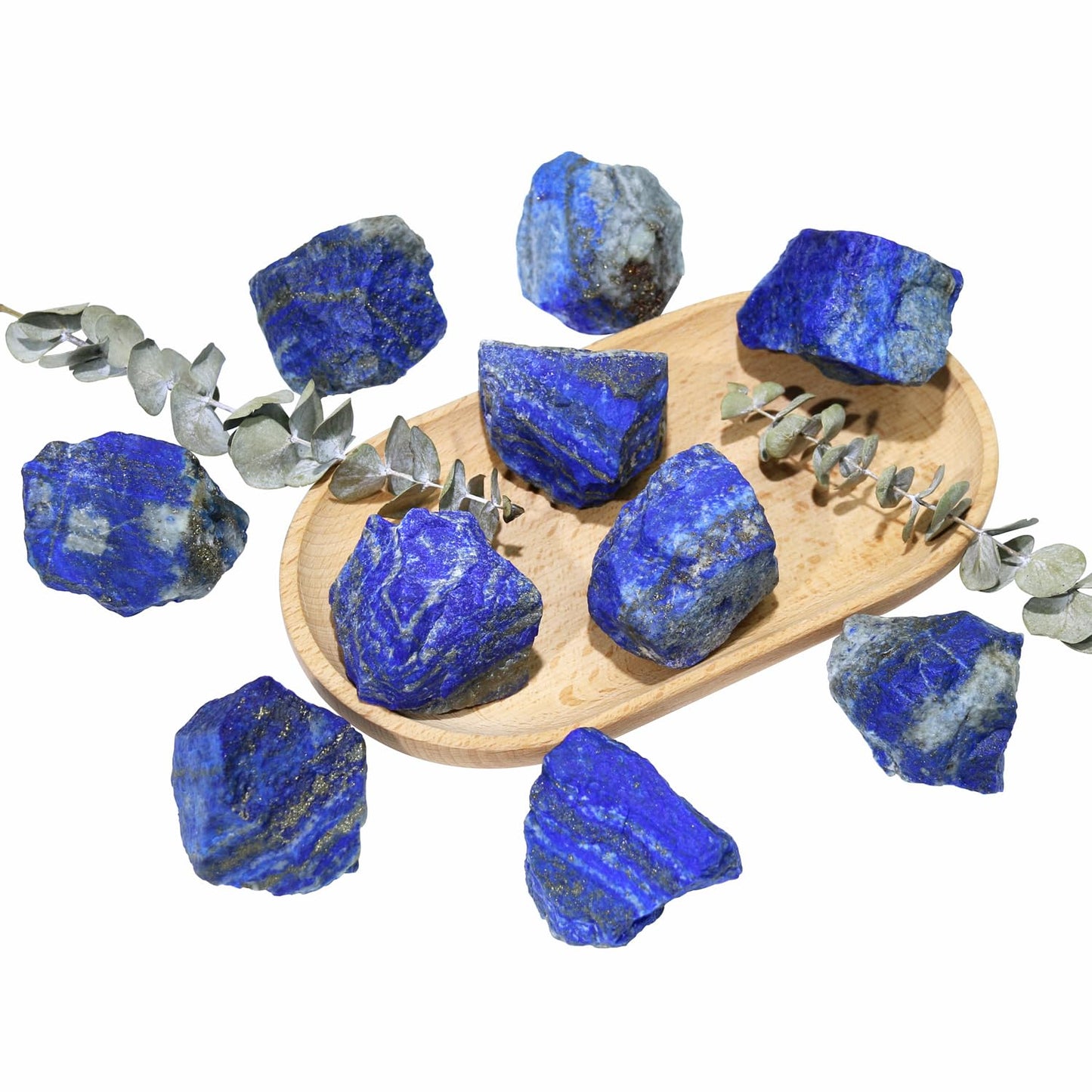 Nvzi Raw Lapis Lazuli Stone Crystals Bulk, Real Gemstones and Crystals, Rocks and Minerals, Healing Crystals, Quartz Crystals and Healing Stones, Cuarzos Originales De Energia Y Piedras(1LB)