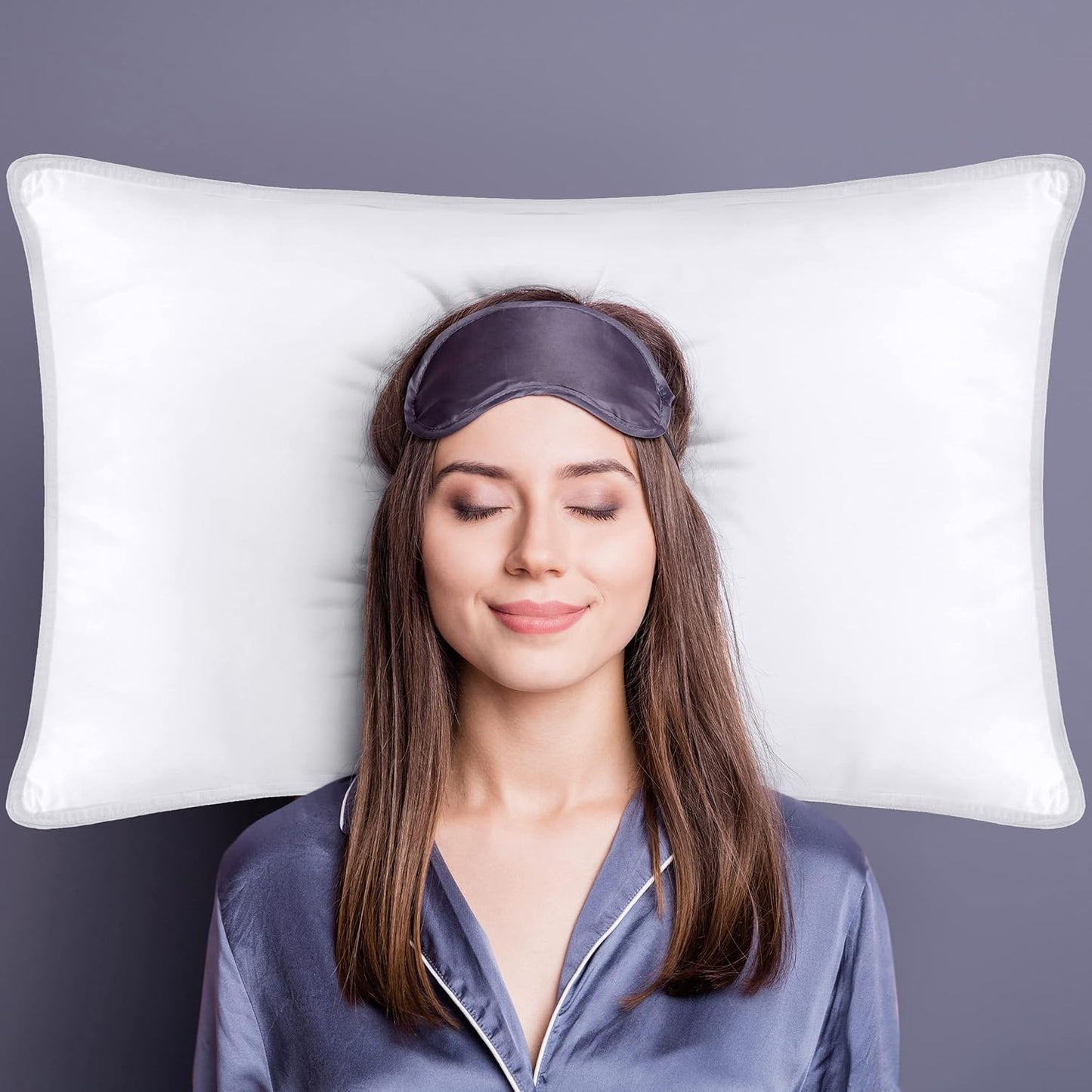 Utopia Bedding Bed Pillows for Sleeping (White), Queen Size Set of 4, Hotel Pillow, Cooling Pillows for Side, Back or Stomach Sleepers