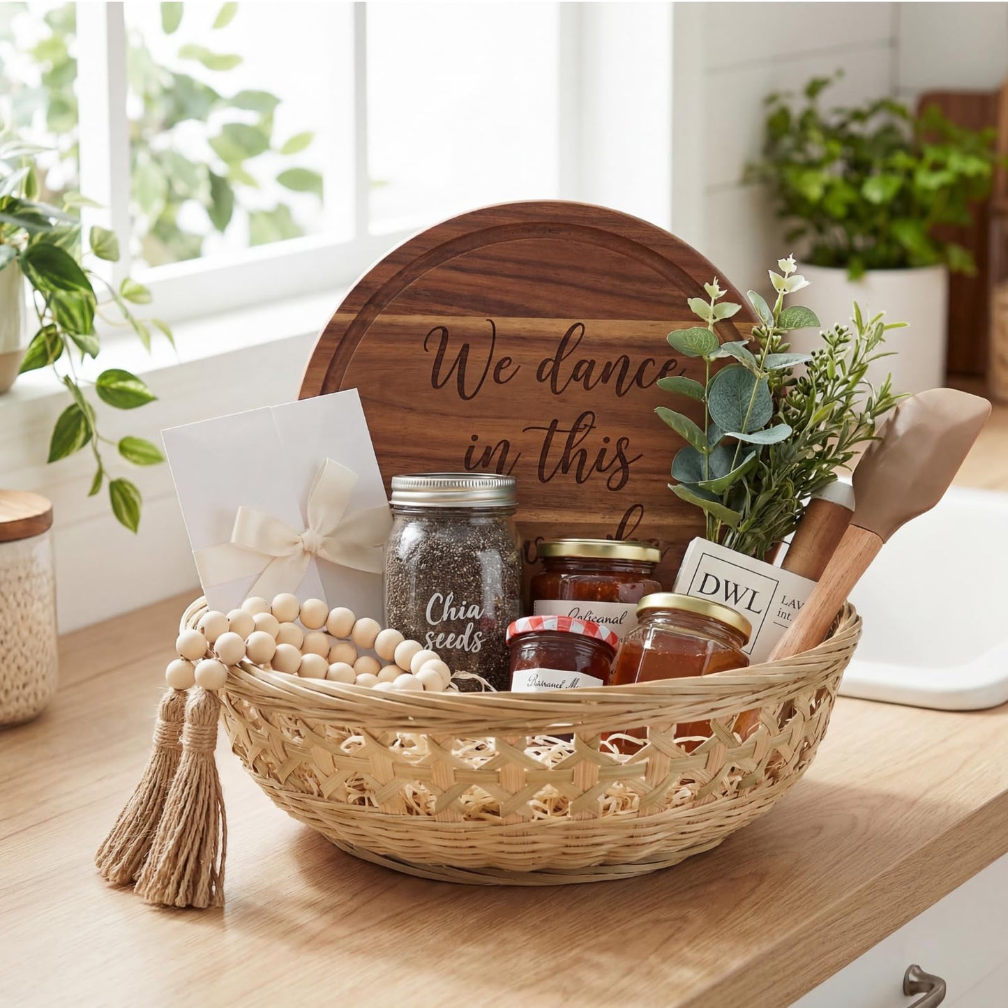 ZENFUN 3 Packs Round Woven Bread Basket, Bamboo Serving Trays, Handwoven Baskets Fruit Basket, Rattan Serving Baskets for Daily Dinning, Kitchen Organization, Stackable