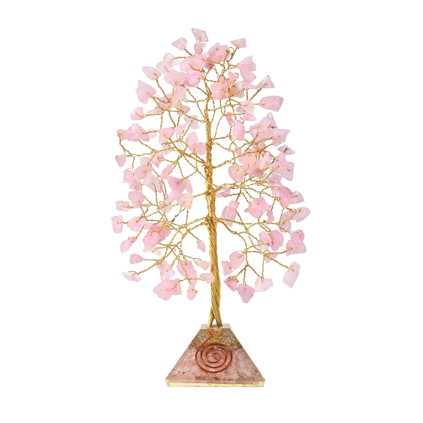 Crocon® Citrine Crystals Tree of Life Quartz Base, Birthday Gifts for Women, Men Home & Office Decor Money Tree Healing Crystals Womens Gifts Ideas House Warming Gift Sister Unique Decoration Present