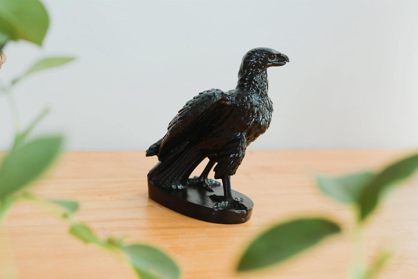 EASCHEER Eagle Statue 5.11" Gothic Black Bird Decor Eagle Figurine Falcon Statue Collectible Figurine…