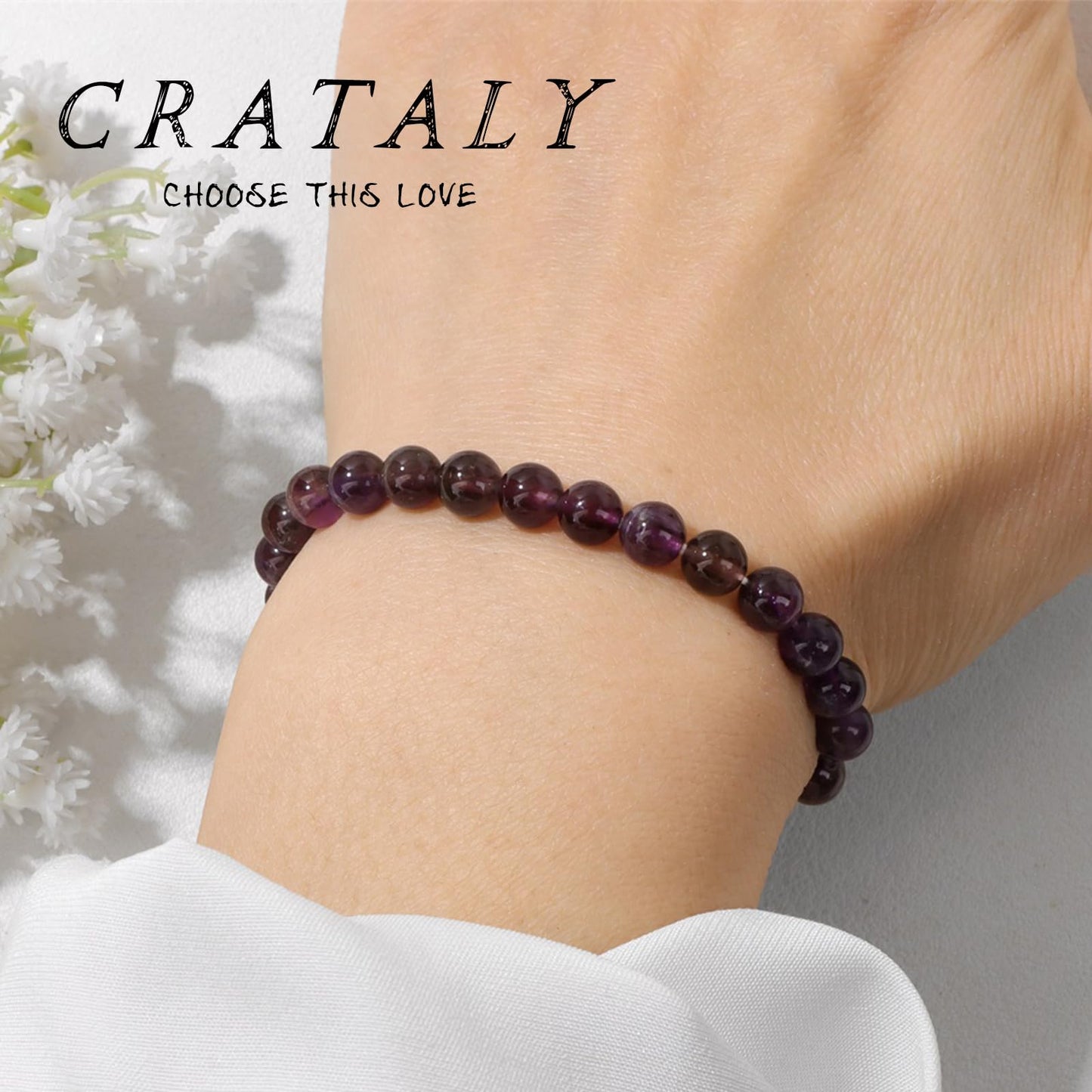 Garnet Bracelet for Men Women-6MM Handmade Bloodstone Beaded Bracelet Red Crystal Inspiring Passion and Energy Birthday Gifts