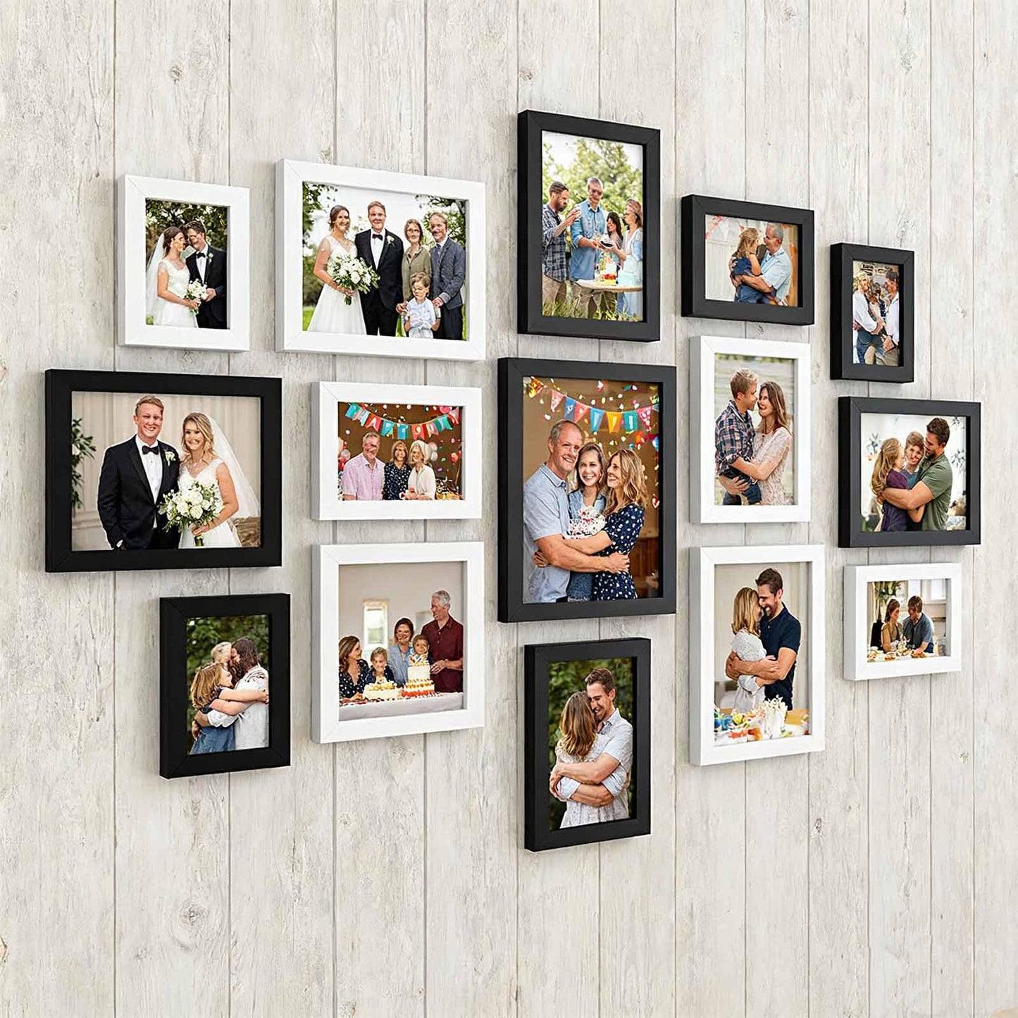 Shizenxa 4x6 Black Photo Frame with HD Plexiglass, Picture Frame for Wall & Tabletop Display, 1 Pack
