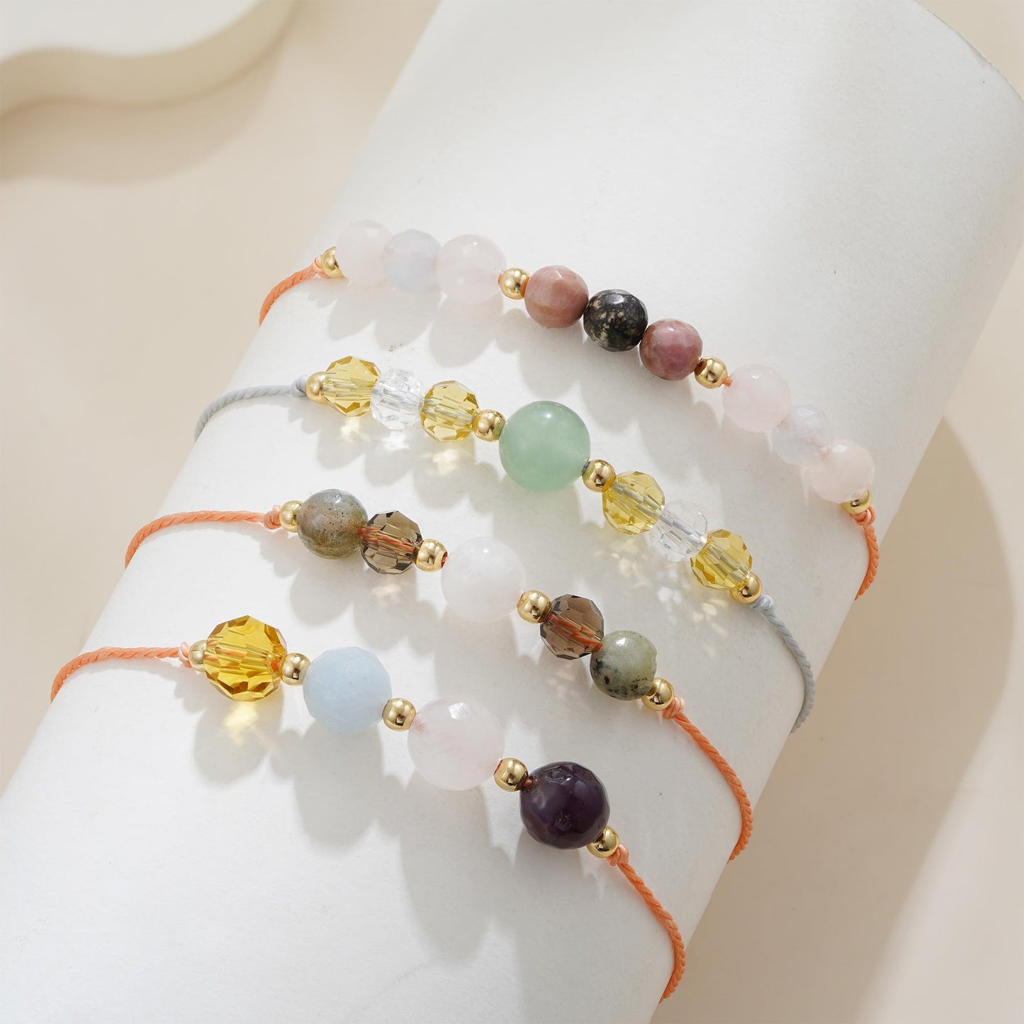 Fezodo Inspirational Encouragement Gifts for Women Men, Spiritual Crystals and Healing Stones Bracelets Chistmas Valentines day Birthday Gift for Friends Women Men (Money success)