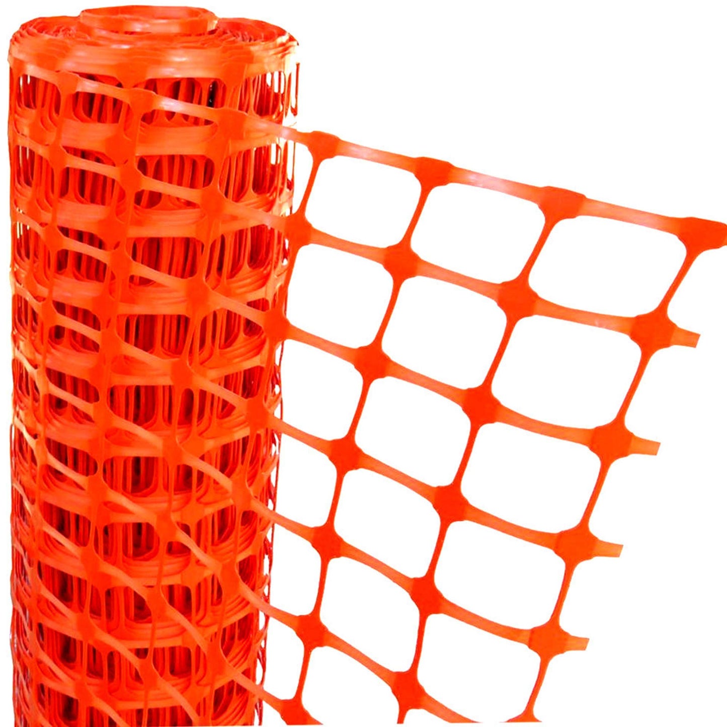 Electriduct Plastic Construction Fencing 250 Feet Orange Netting Barrier Safety Mesh Snow Fence Roll