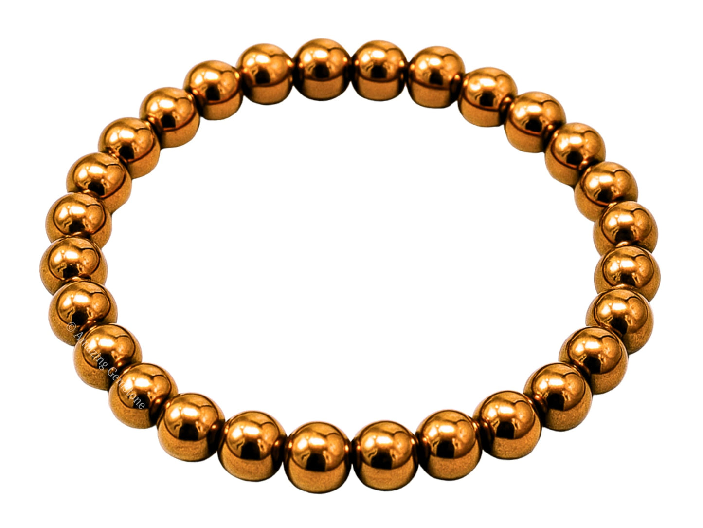Amazing Gemstone Copper Hematite Bracelet for Women Men's Gifts - Protection Healing Crystal Bracelet - 8mm Gemstone Beaded Stretchable Bracelet Pulseras Para Hombres Mujer Stocking Stuffers Mothers Day Gift