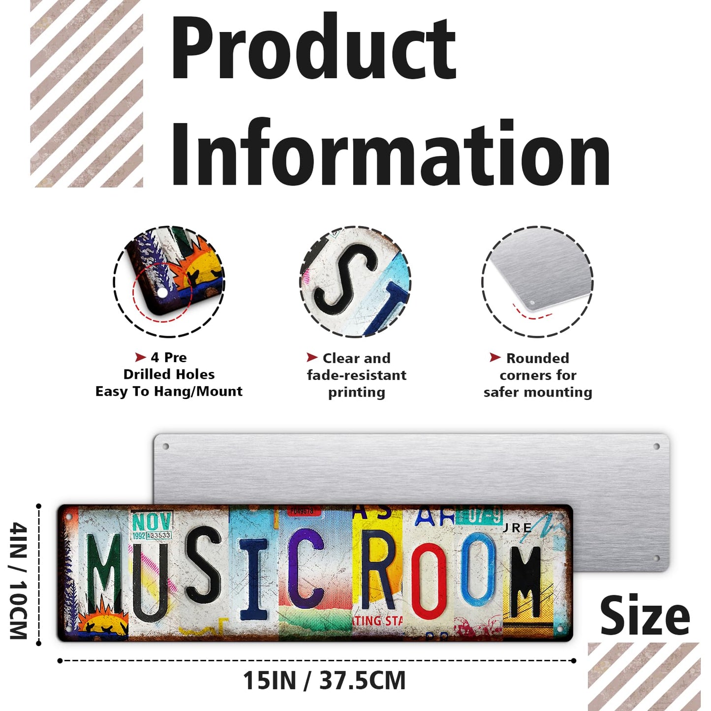 Music Gifts Posters Room Decor Y2K– Country Music Band Vinyl Merch Wall Street Signs for Bedroom – Grunge Aesthetic Rock Musical Wall Art & Guitar Accessories