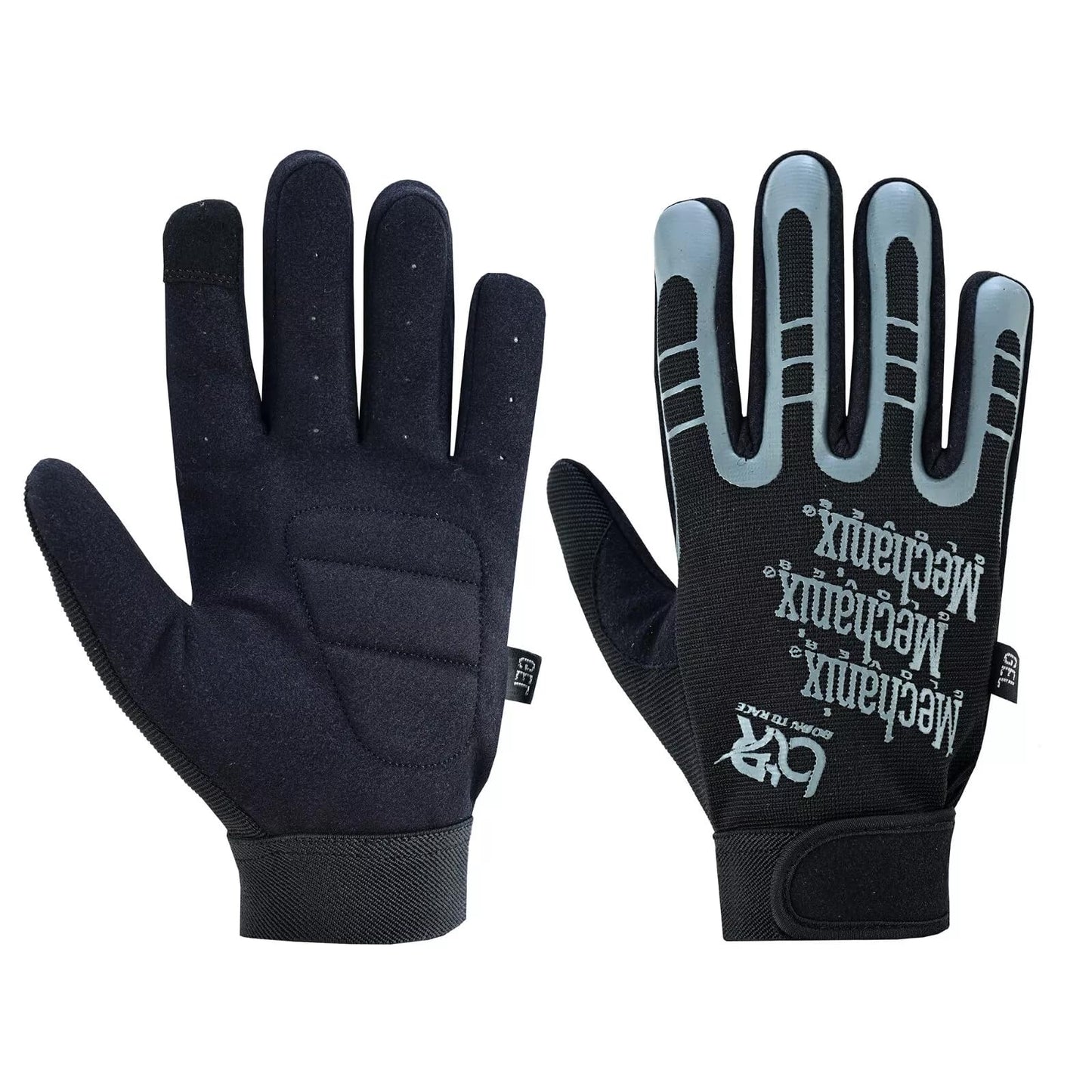 BTR BORN TO RACE Mechanic Work Gloves Havy Duty Touchscreen Safety Welding Power Tools Construction Work Gloves (XL)