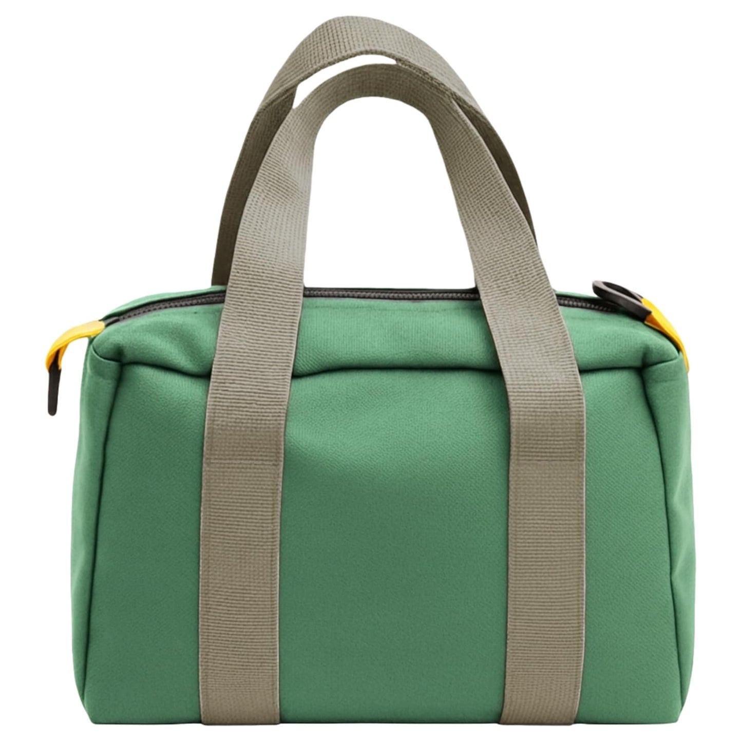 Voyboced 12 Inch Canvas Tool Bag, Small Tool Bag for Men, Large Capacity Wide Mouth Tool Organizer Tote Bag for Storage Hand Tools Wrenches (Green, 12 Inch)
