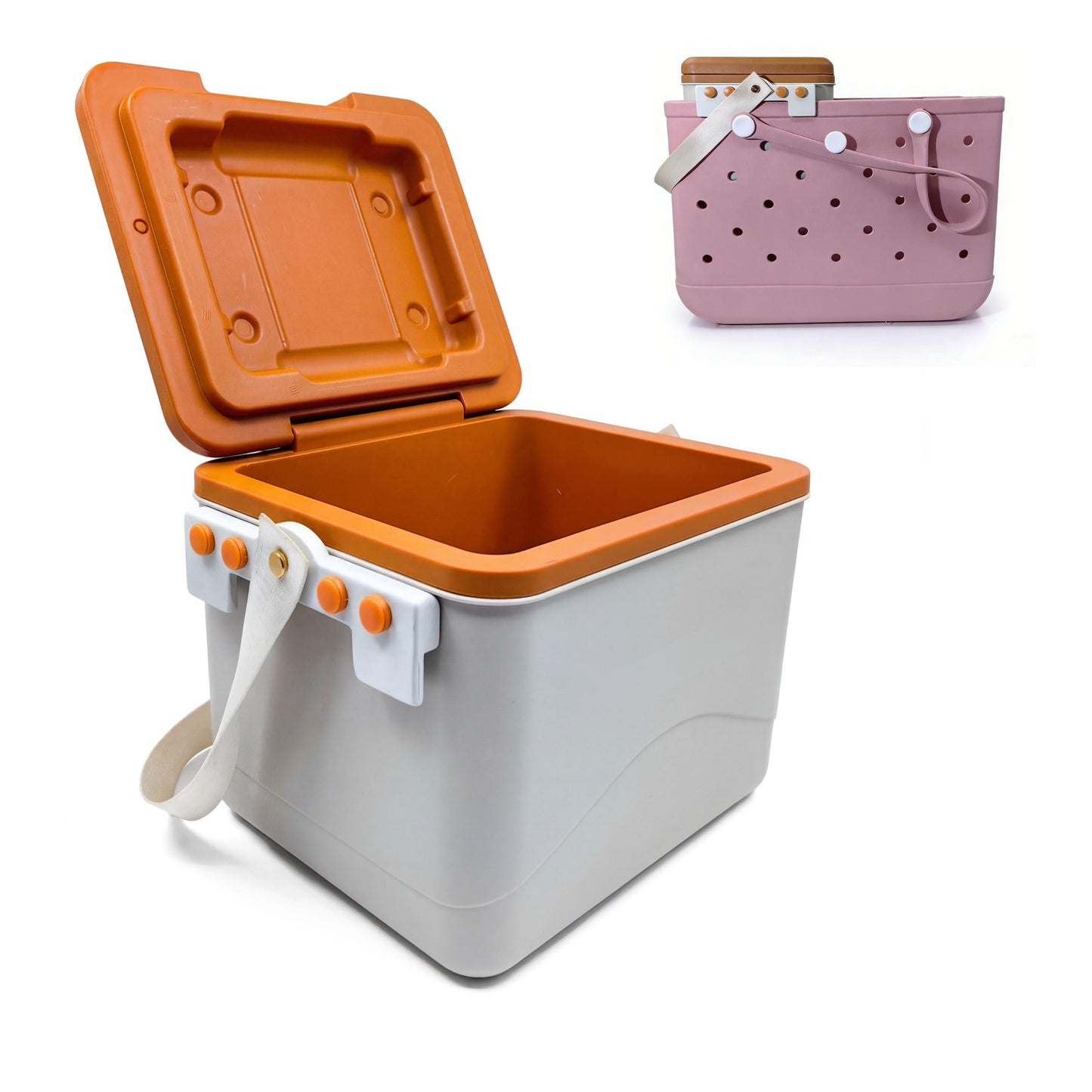 5L Cooler Insert for Bogg Bag XL – 3-in-1 Insulated Lunch Box with Strap, Portable Cold & Warm Storage Ice Chest for Beach, Picnic, Breastmilk, Snacks