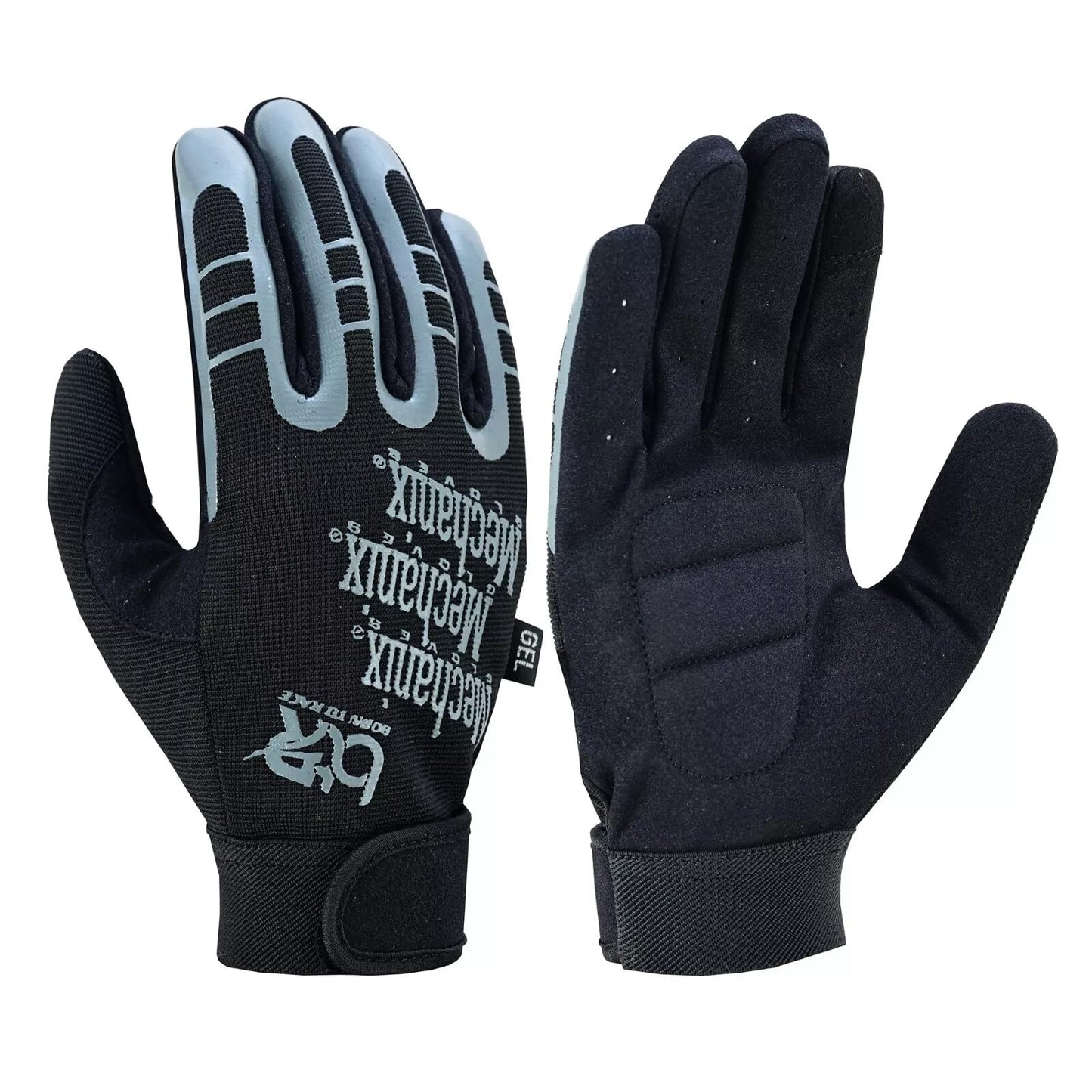 BTR BORN TO RACE Mechanic Work Gloves Havy Duty Touchscreen Safety Welding Power Tools Construction Work Gloves (XL)