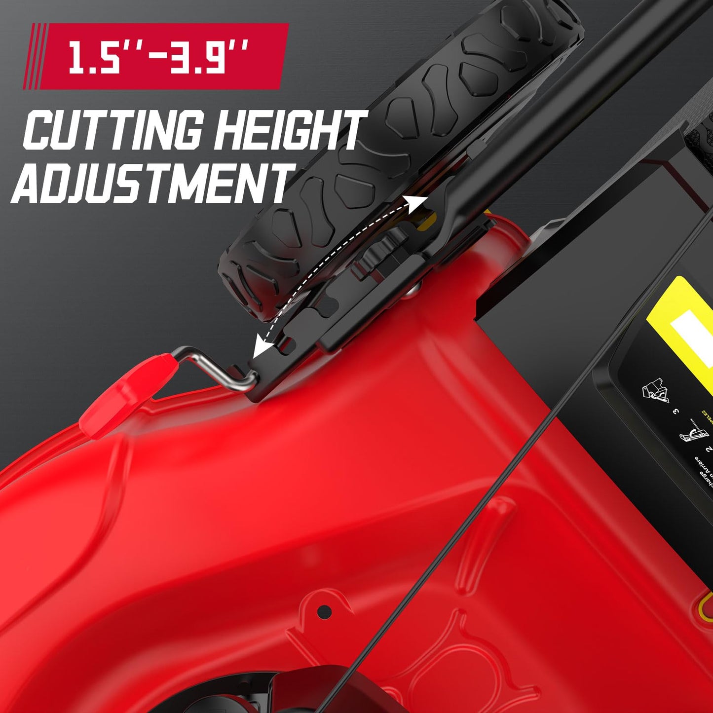 PowerSmart 21" Gas Lawn Mower, 140cc B&S E550 Engine, 3-in-1 with Bagging, High Wheels, Lightweight, Easy Assembly, Cordless Push Lawn Mowers for Garden Yard