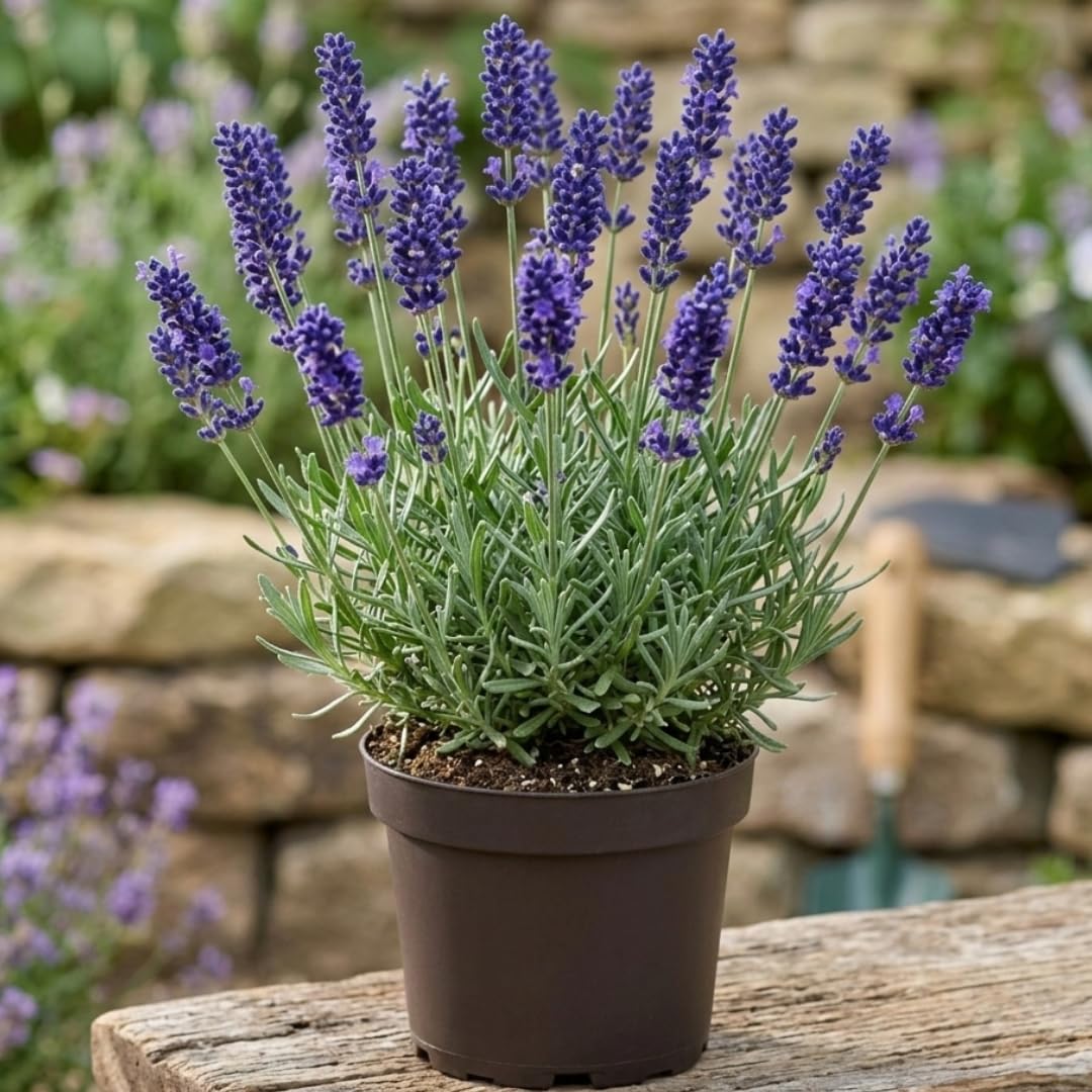 Live Phenomenal Lavender Plant, Fragrant Lavandula Plant, 8-10 Inches Tall in Quart Pot, Ready for Indoor or Outdoor Growing